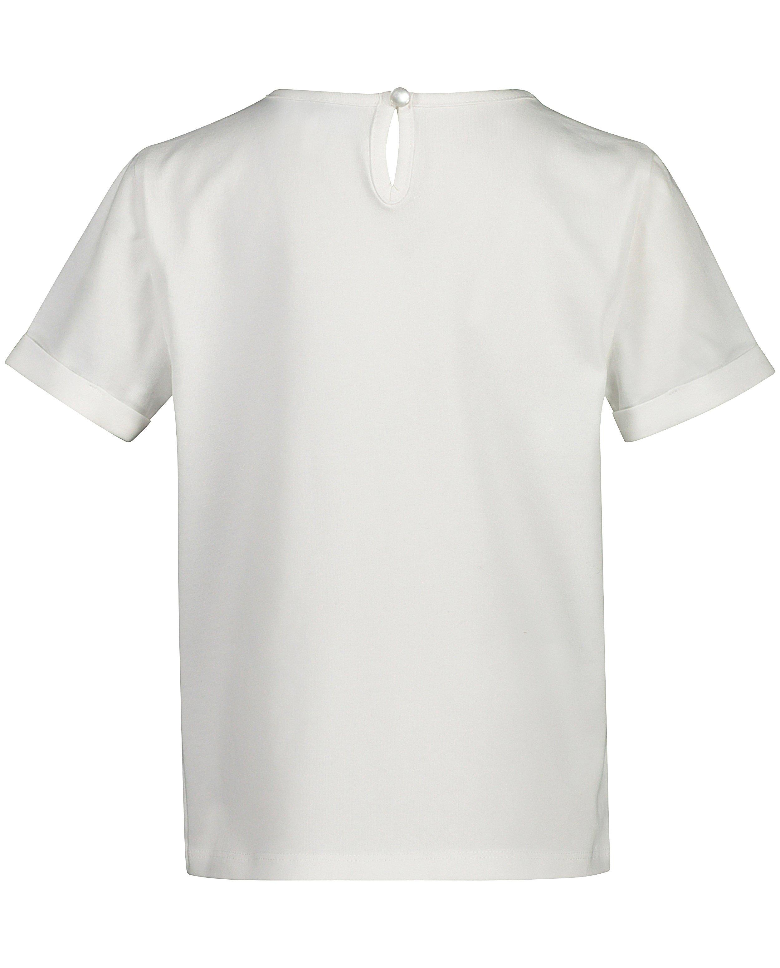 T-shirts - Wit T-shirt met pailletten