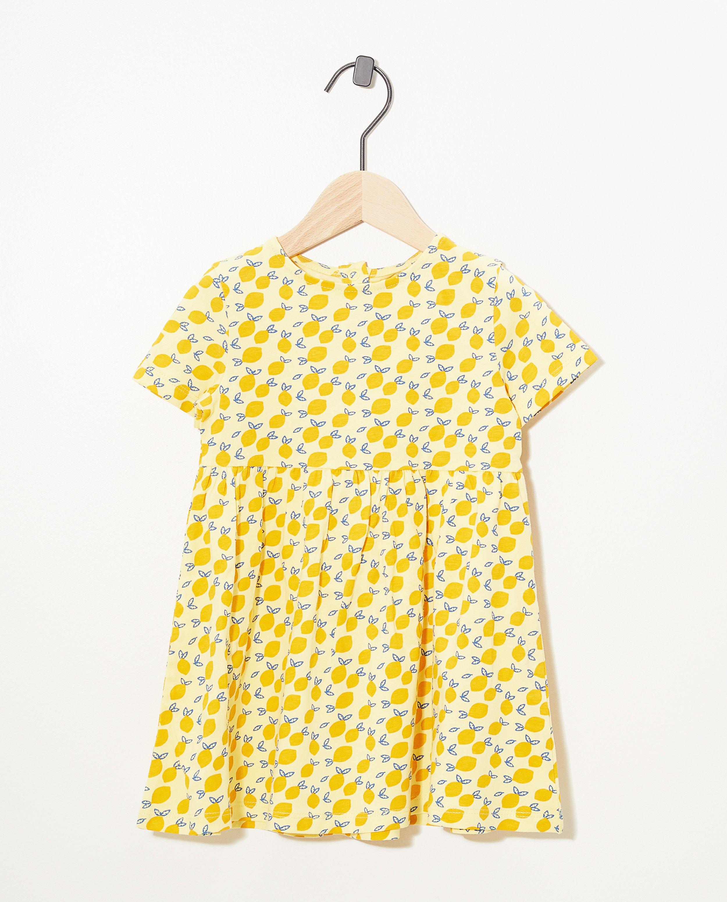 Gele jurk met print BESTies - Product Detail - meerkleurig - afbeelding nummer 1