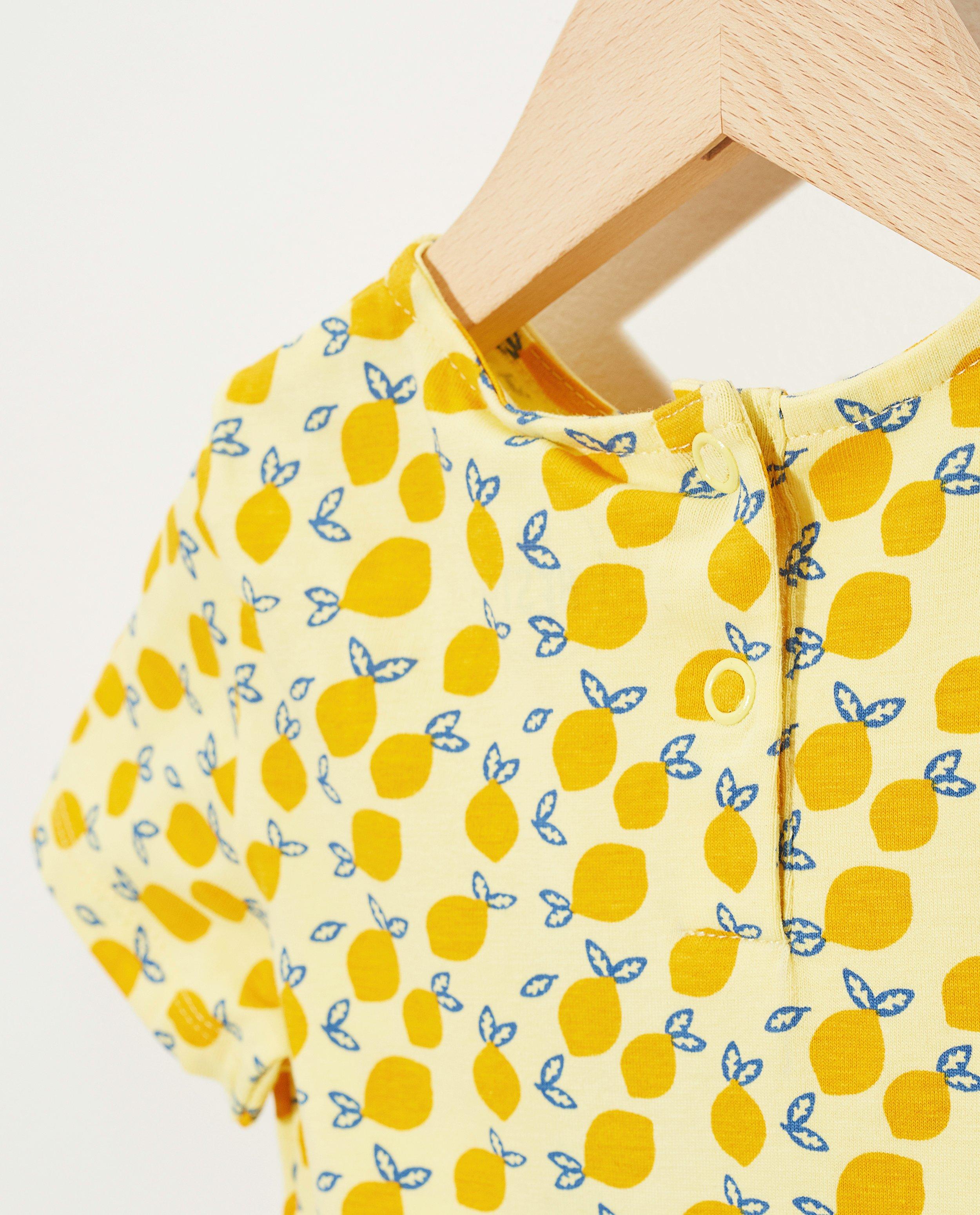 Gele jurk met print BESTies - Product Detail - meerkleurig - afbeelding nummer 3