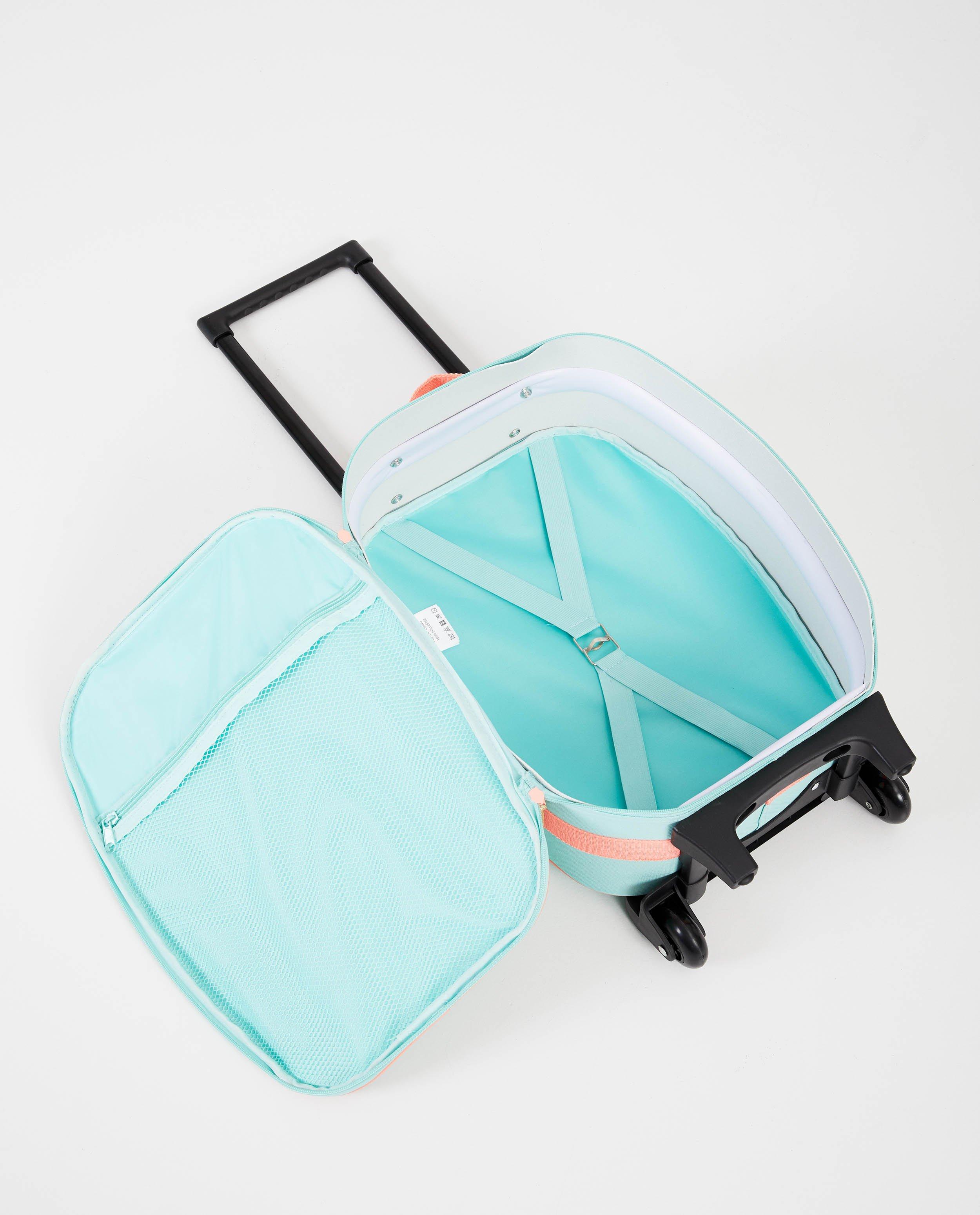 Sacs - Valise bleu clair à imprimé