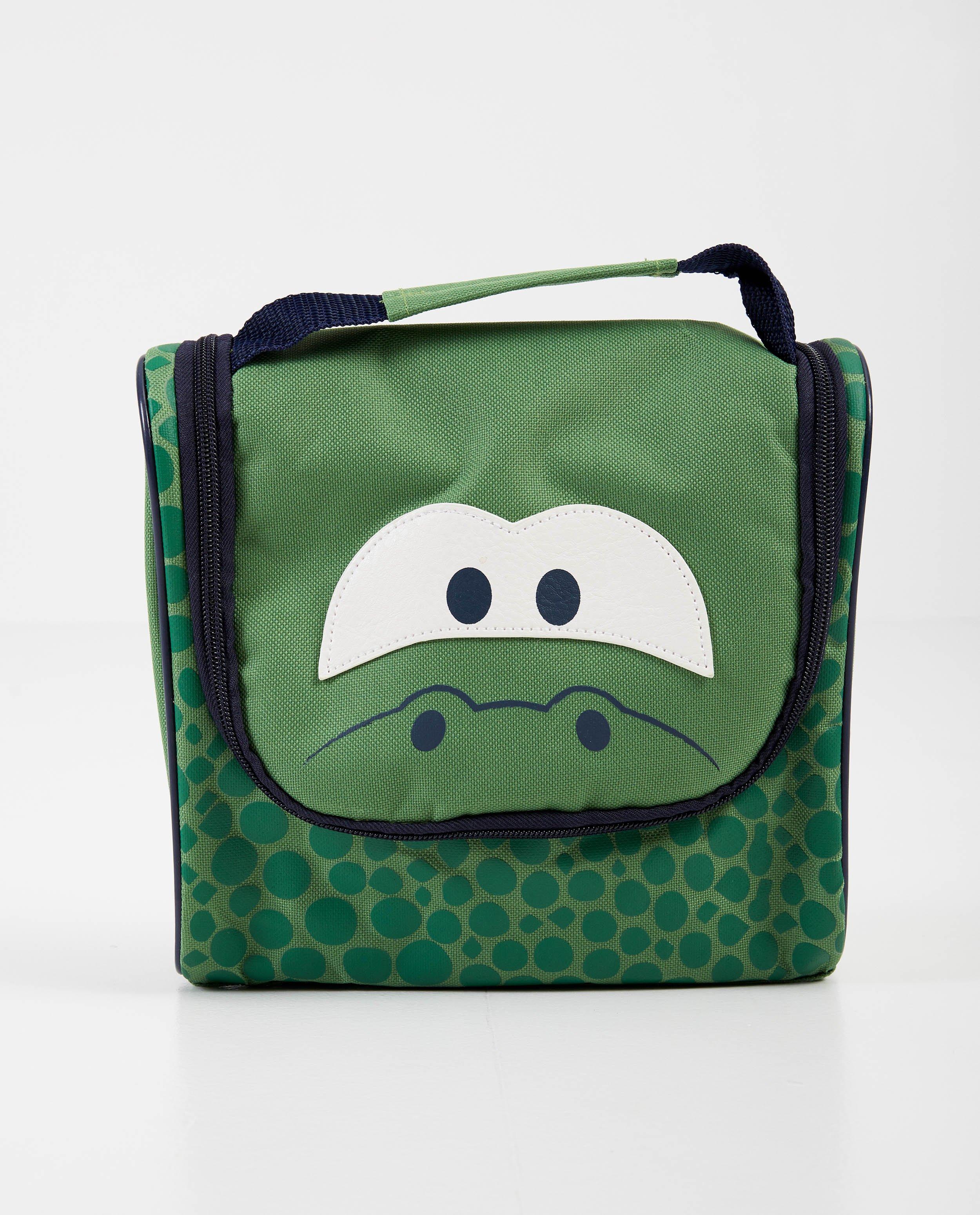 Trousse de toilette verte à imprimé - avec poignée - JBC