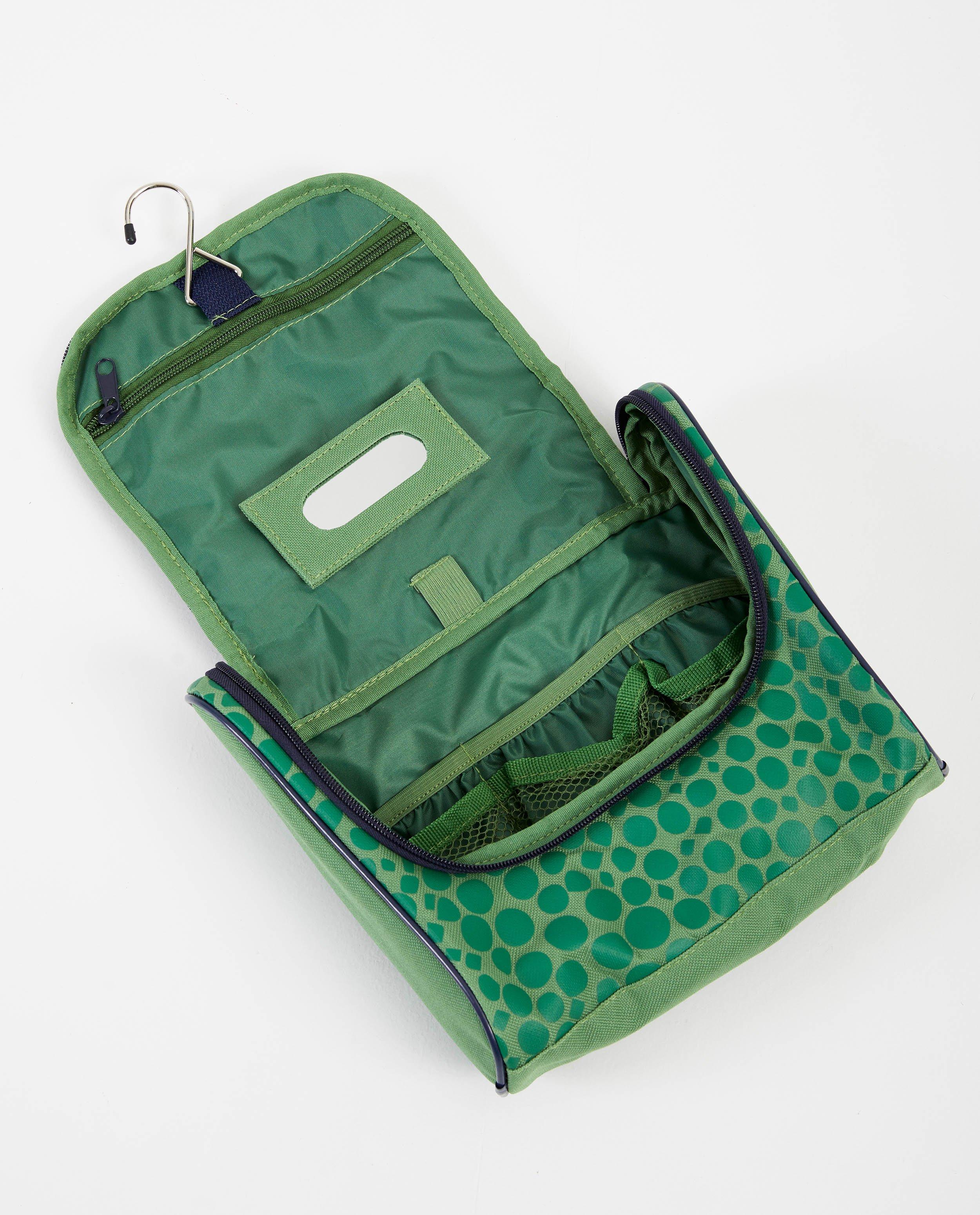 Sacs - Trousse de toilette verte à imprimé