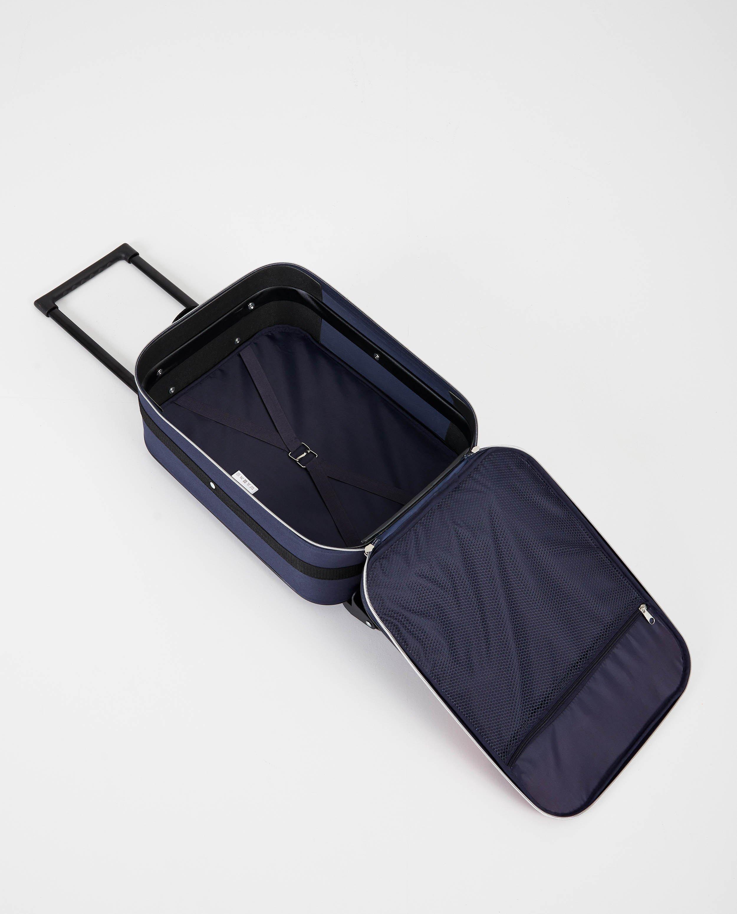 Sacs - Valise bleu-rouge à imprimé