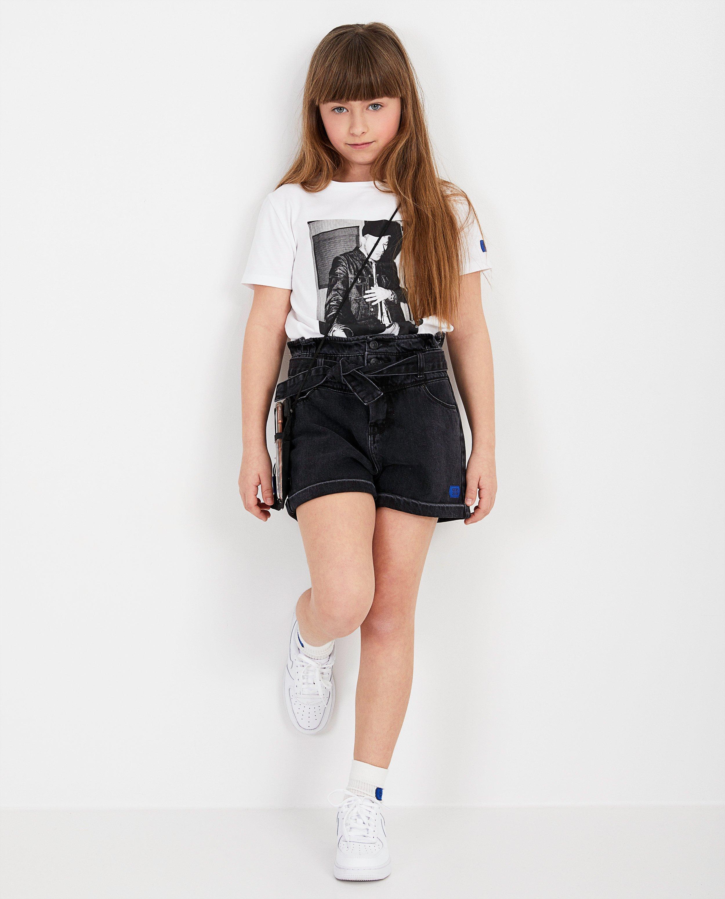 Zwart T-shirt met foto Gers Pardoel - zwart-wit - Gers Pardoel