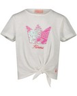 T-shirts - Wit shirt met pailletten Prinsessia