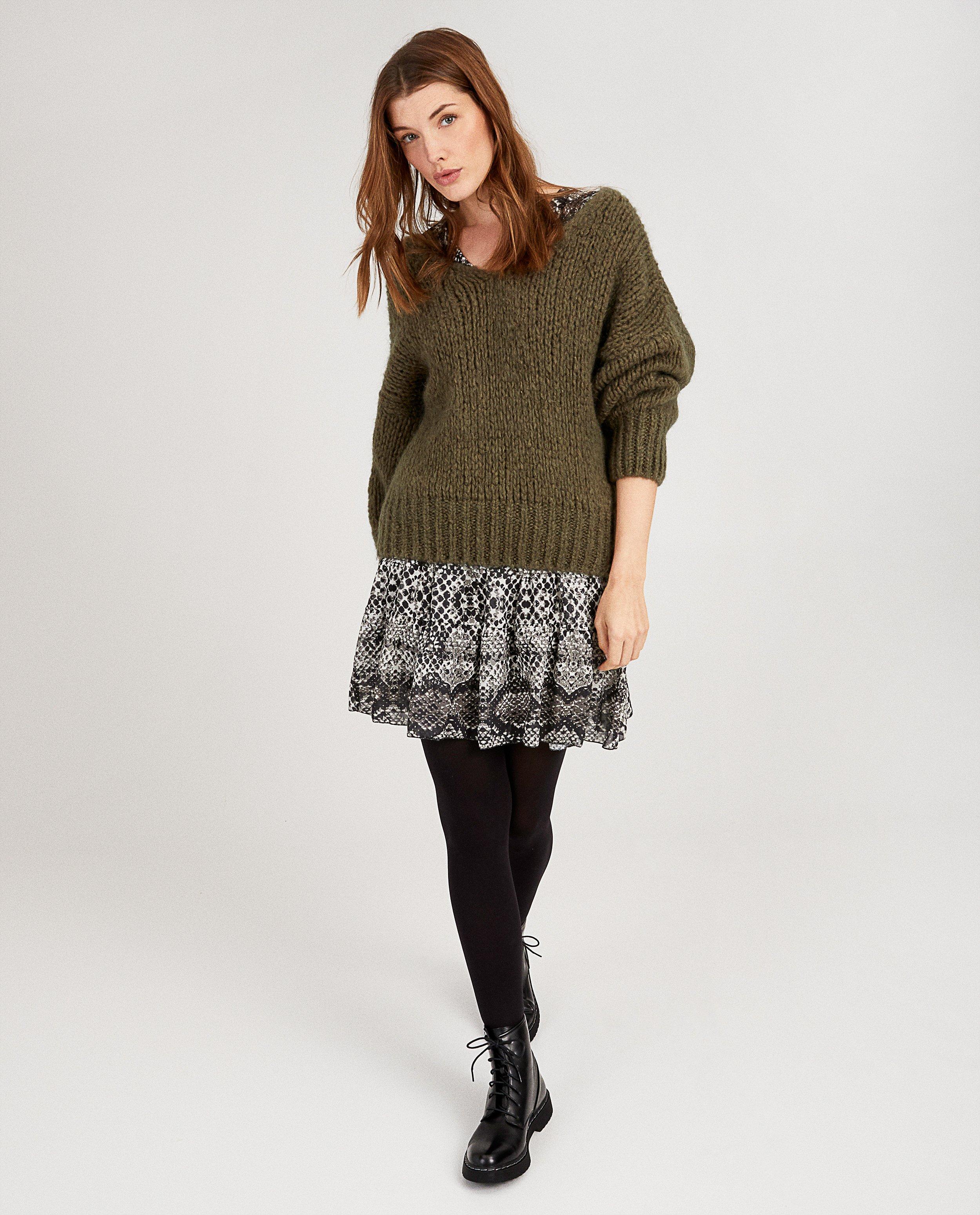 Pull en tricot Ella Italia - col en V - Ella Italia