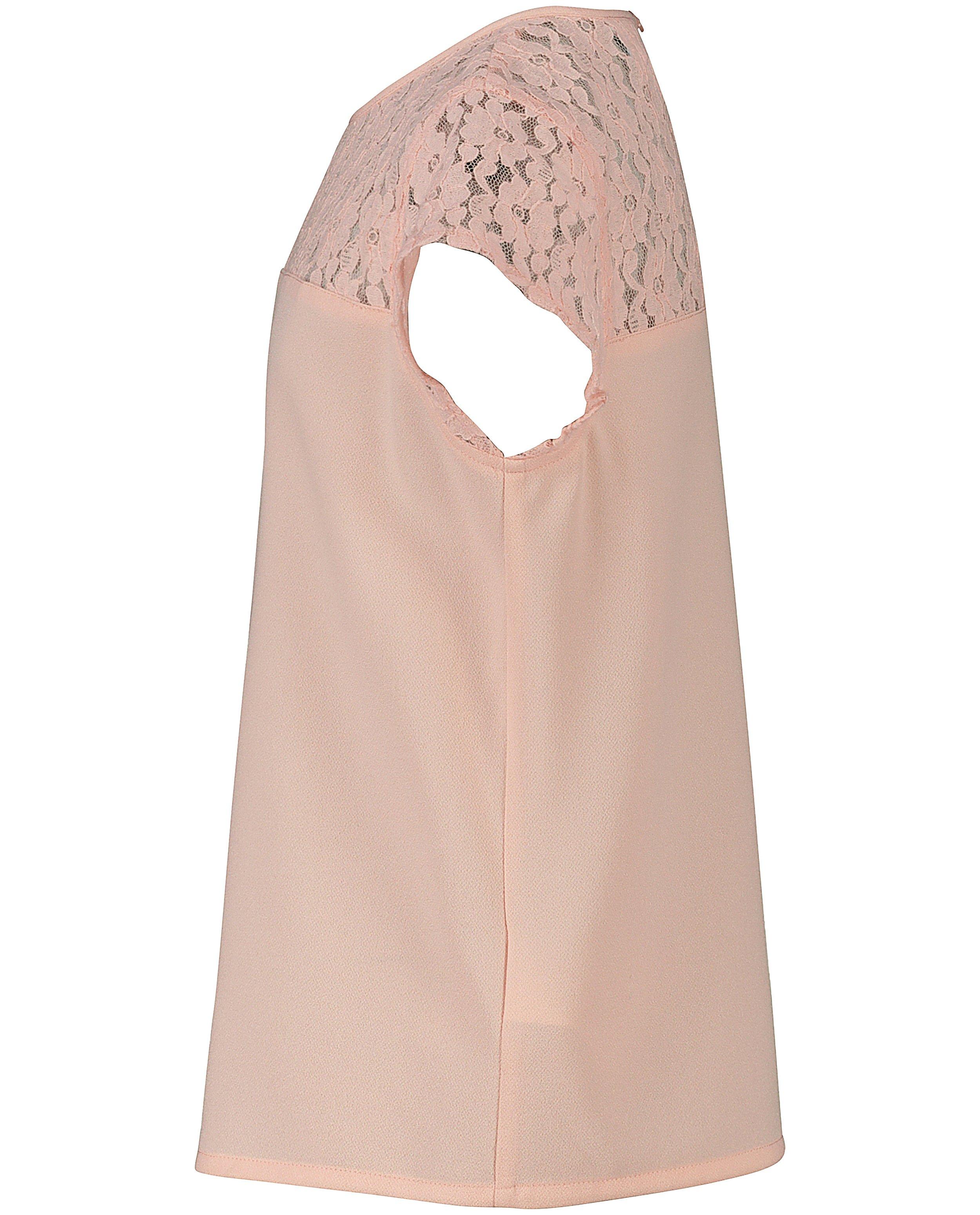 Hemden - Roze shirt met kant Steffi Mercie