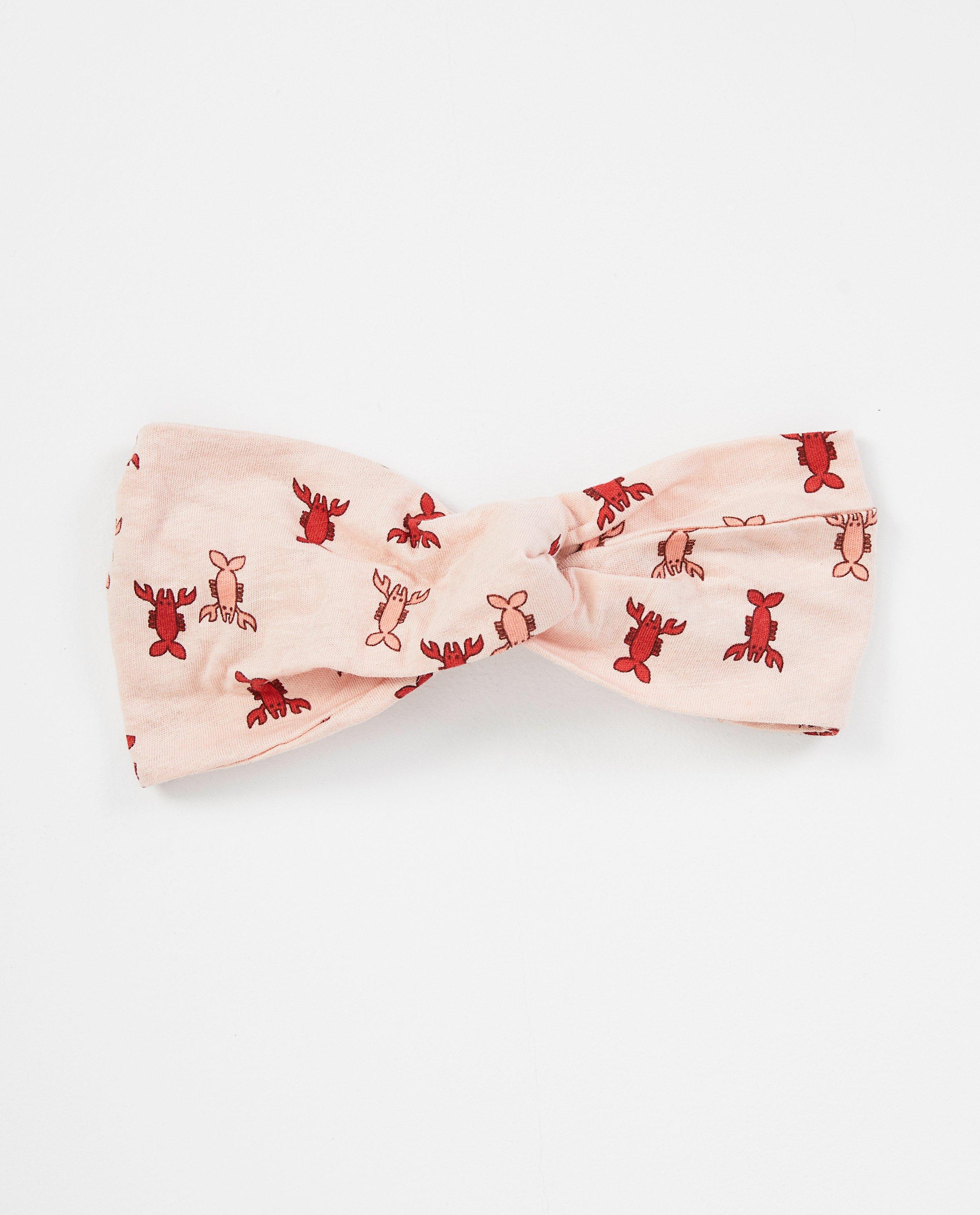 Bandeau rose avec imprimé de homard - sur toute la surface - JBC