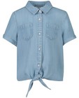 Hemden - Lichtblauw hemdje van lyocell