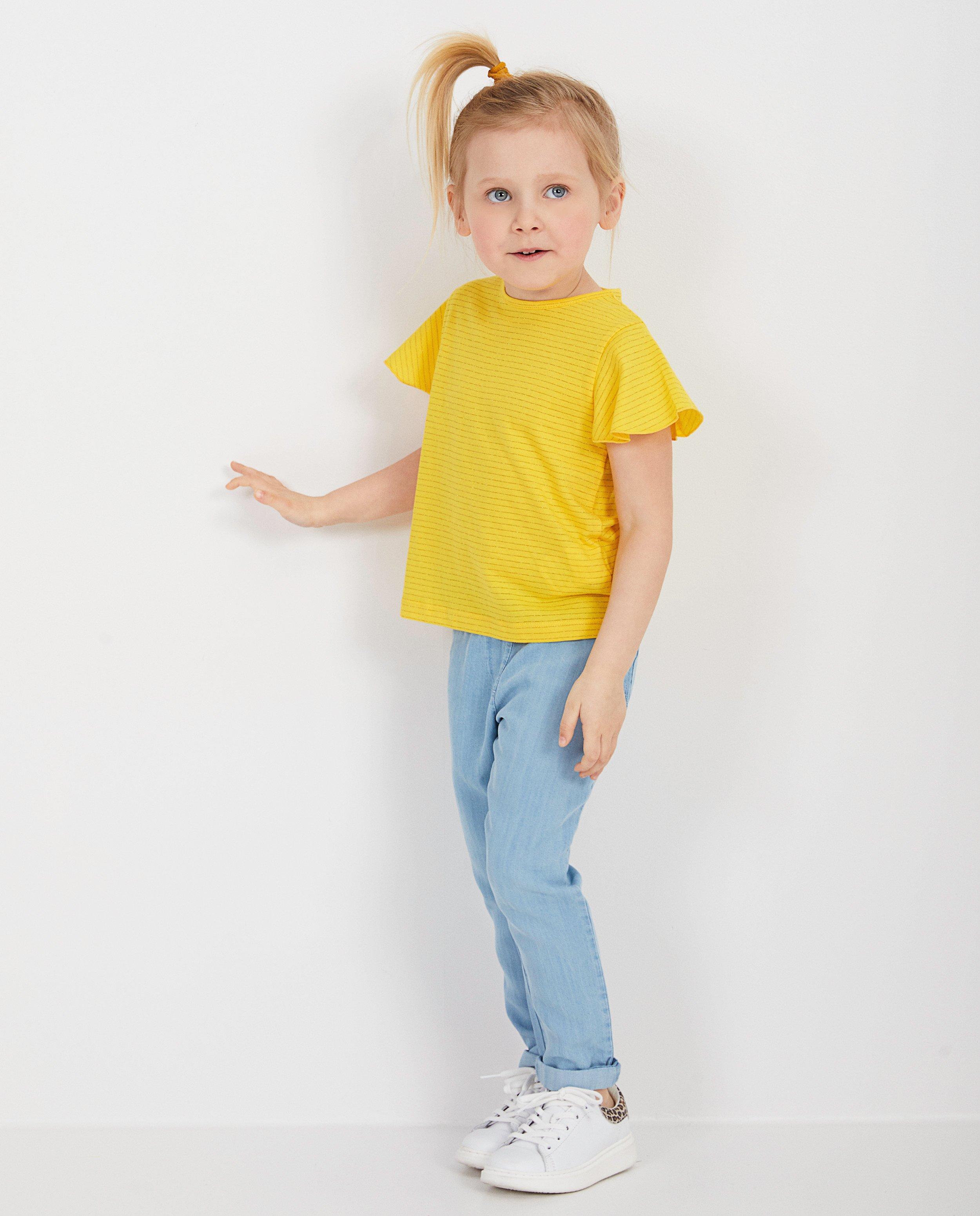 Pantalon bleu clair en lyocell - null - Milla Star