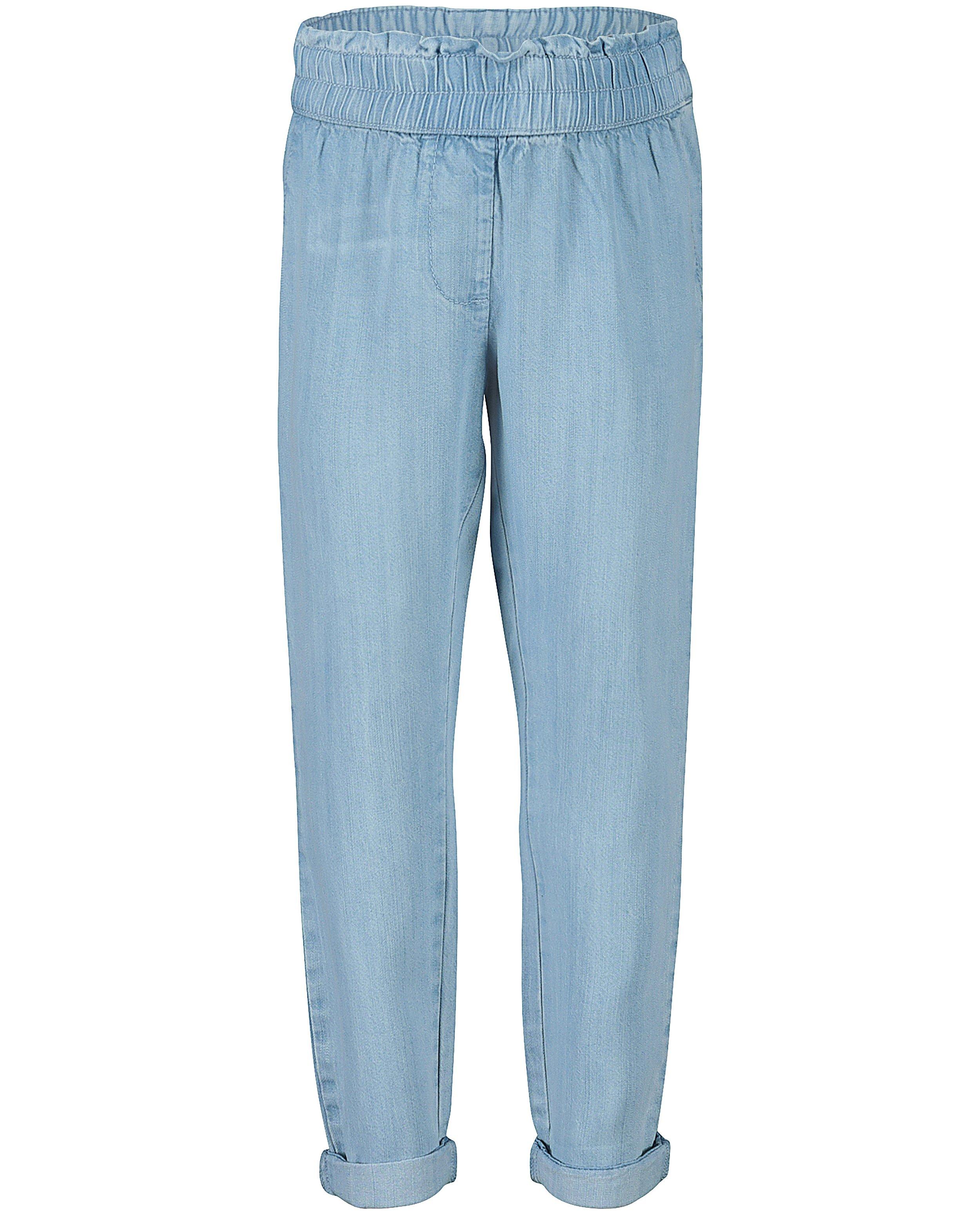 Broeken - Lichtblauwe broek van lyocell
