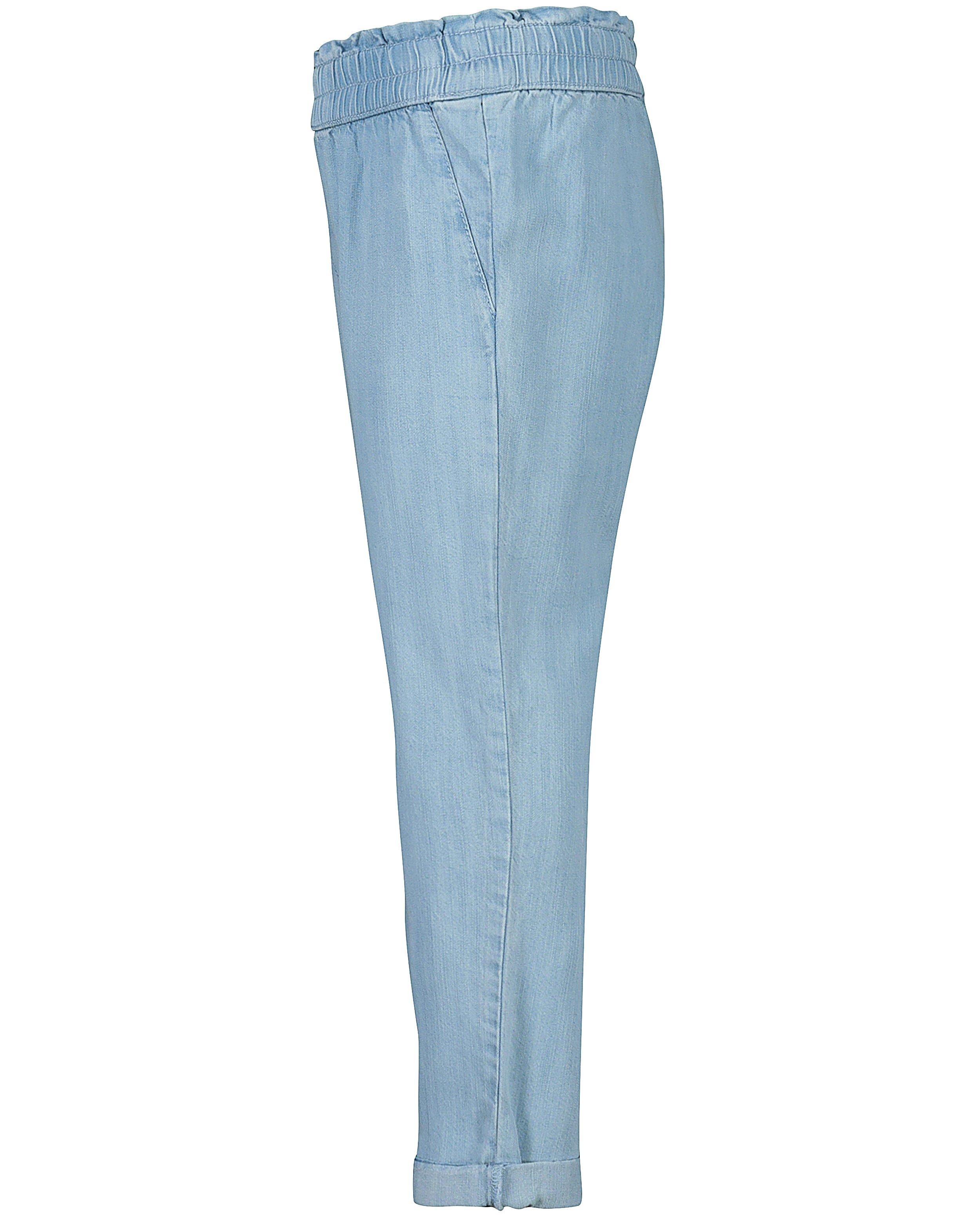 Broeken - Lichtblauwe broek van lyocell