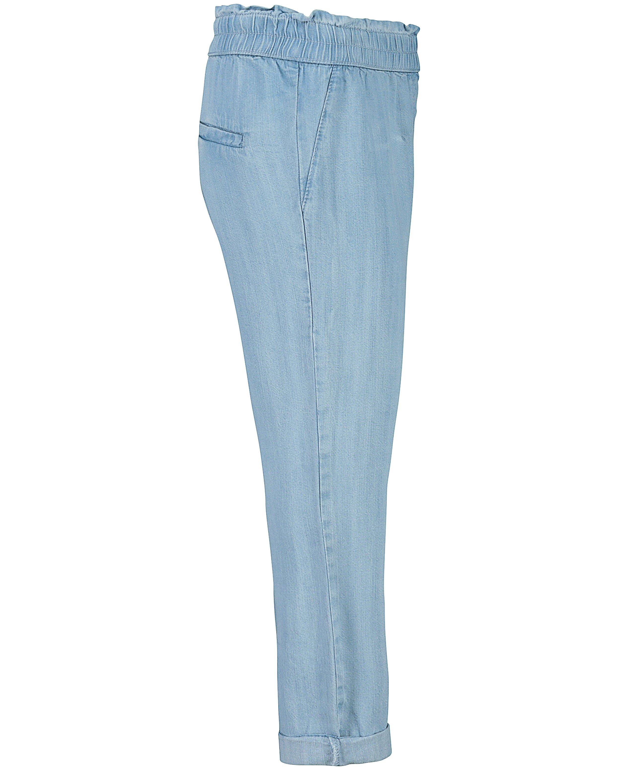 Broeken - Lichtblauwe broek van lyocell