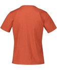 T-shirts - Roestbruin T-shirt met opschrift