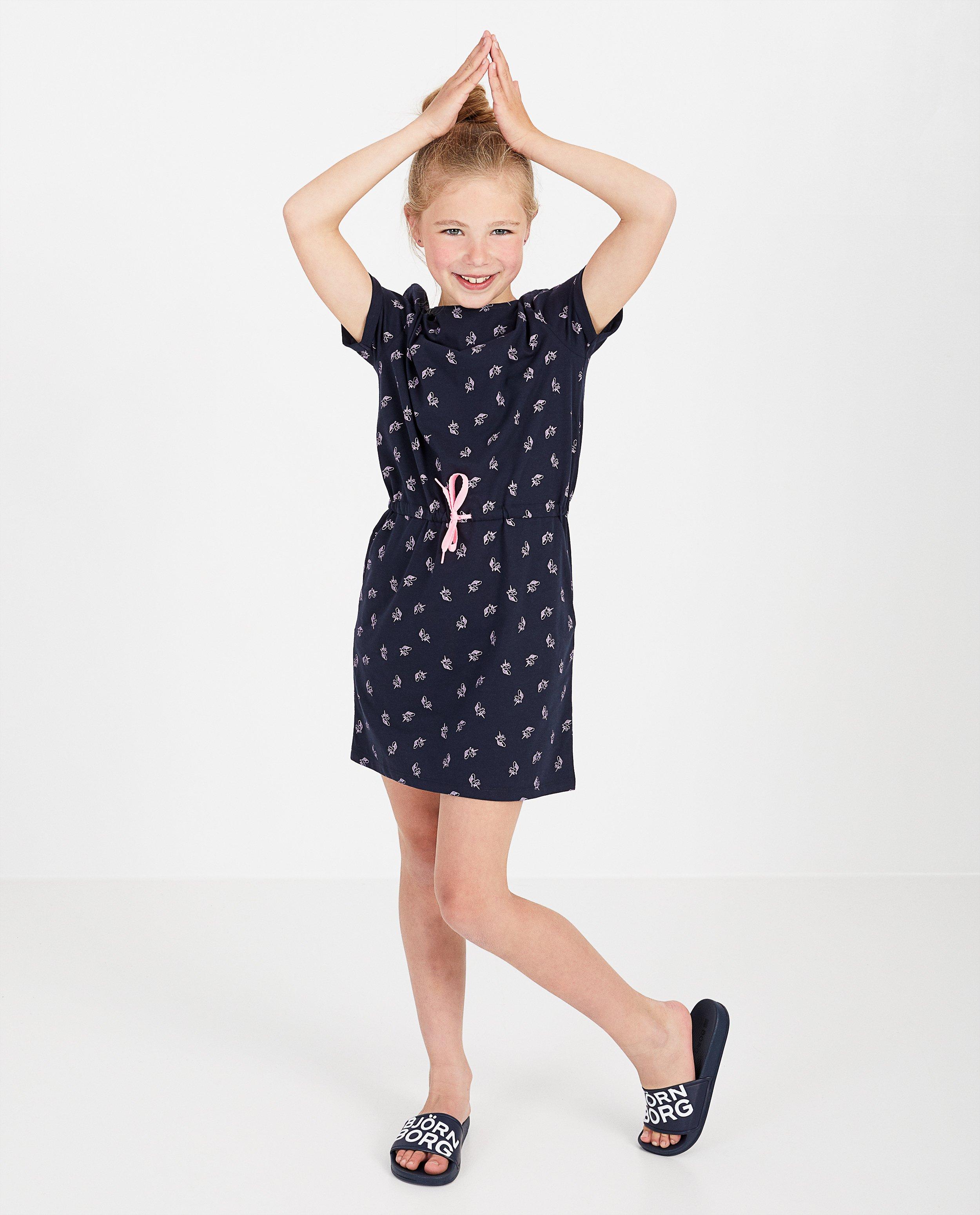 Robe bleue, imprimé BESTies - imprimé intégral - Besties