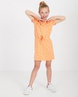 Oranje jurk met print BESTies - allover - Besties