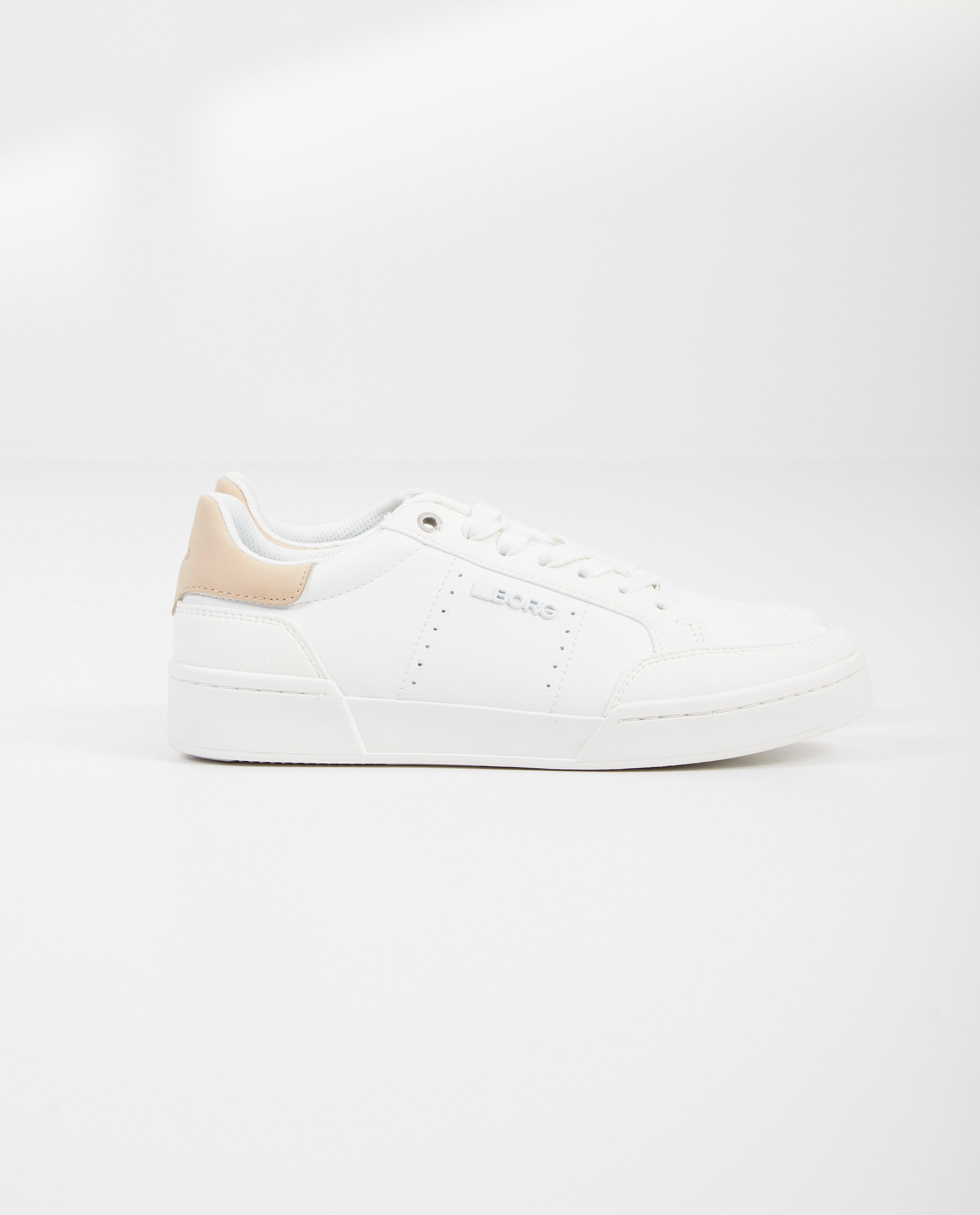 Witte sneakers Björn Borg - met beige detail - Björn Borg