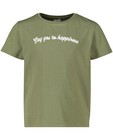 T-shirts - T-shirt vert, inscription