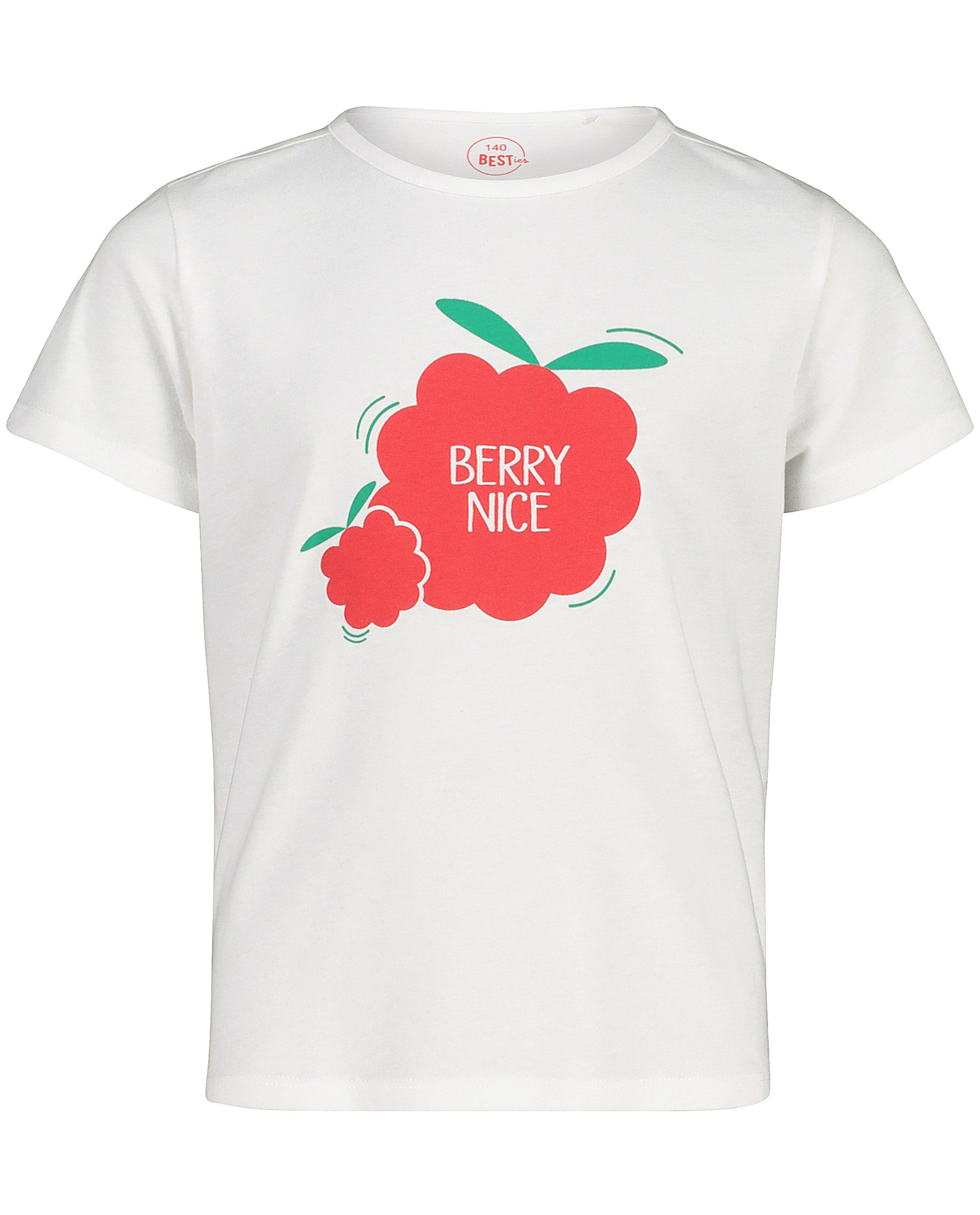 T-shirts - Wit T-shirt met opschrift BESTies