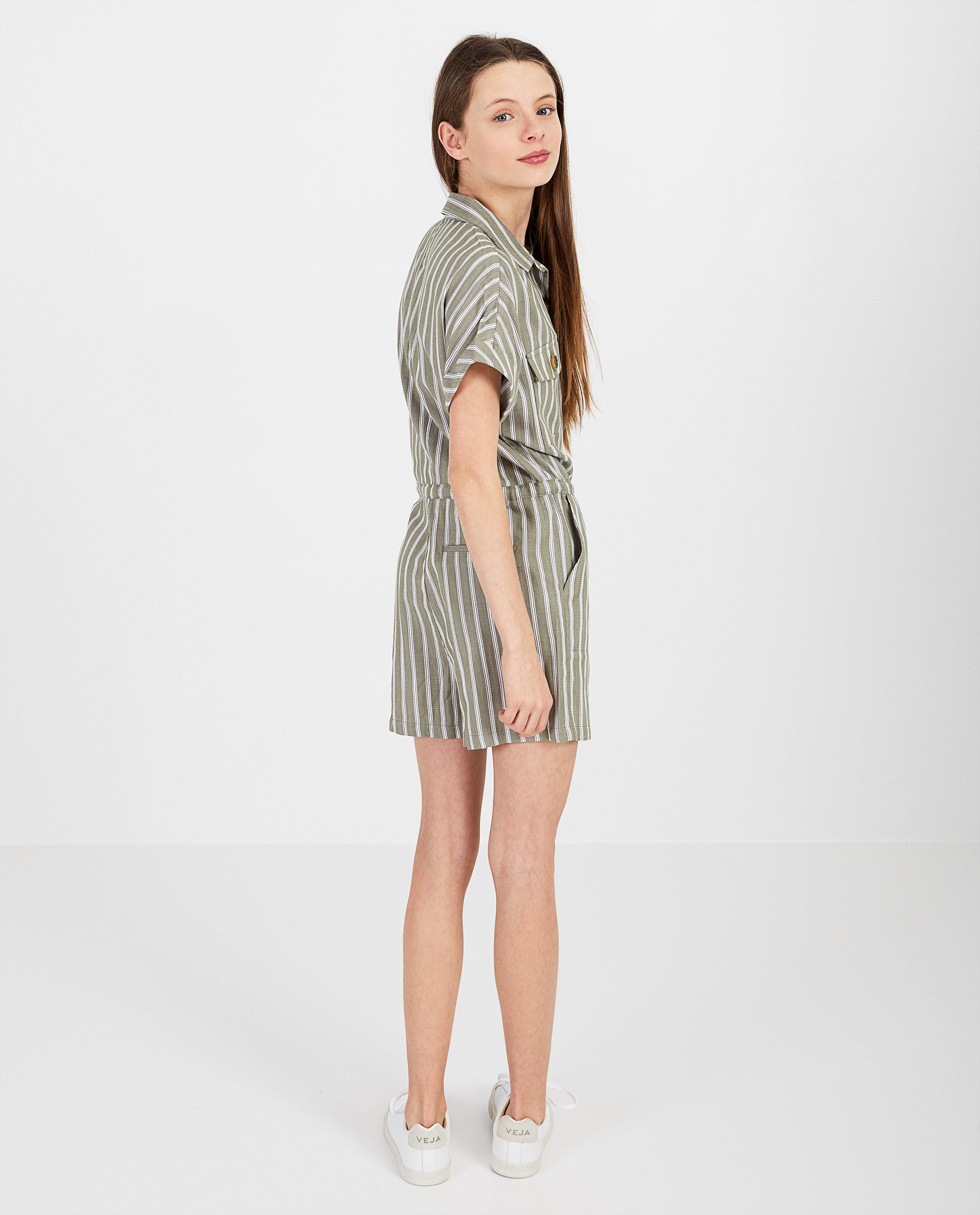 Jumpsuits - Groen jumpsuit - kort model