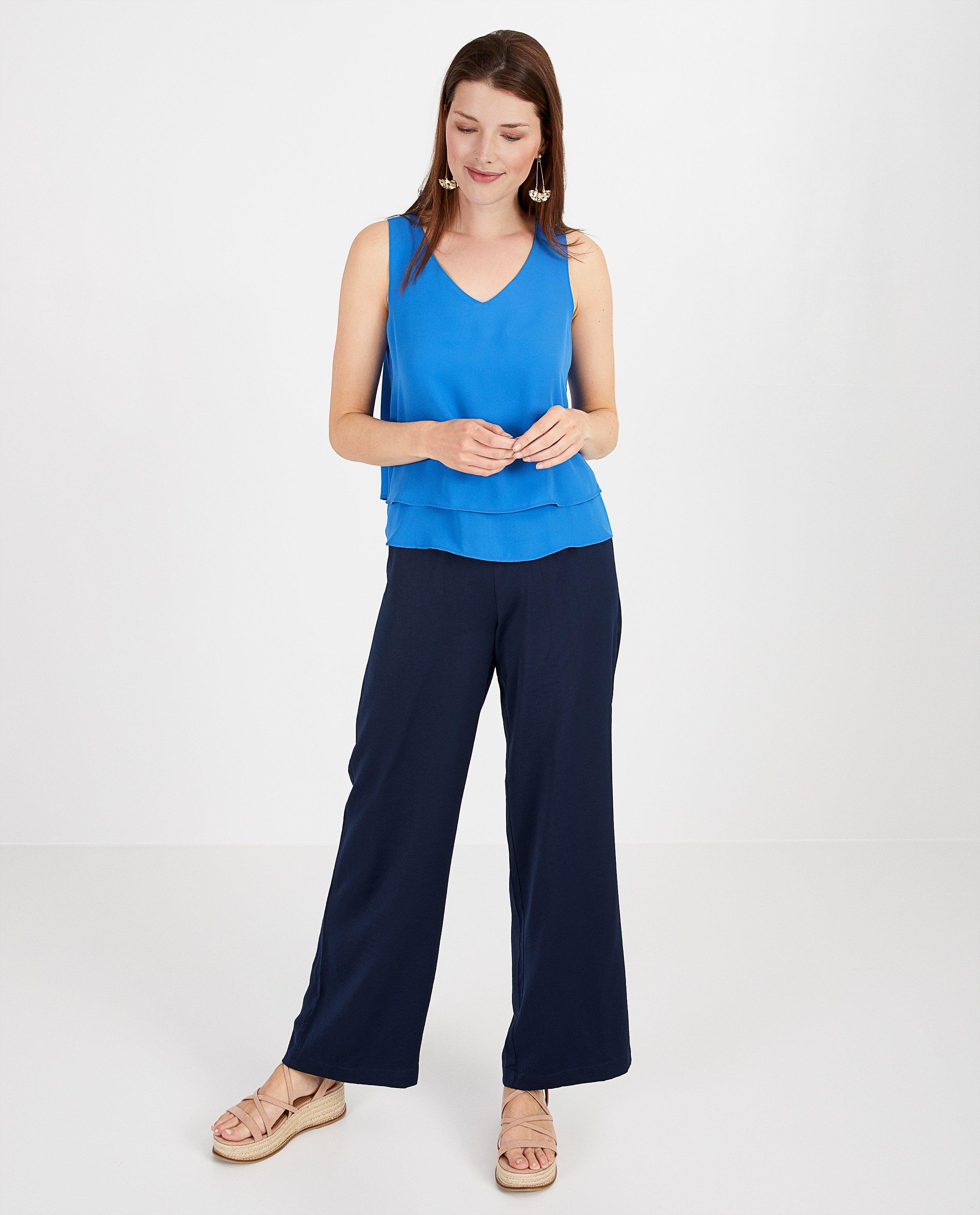 Kobaltblauwe top Sora - Product Detail - blauw - afbeelding nummer 1