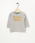 T-shirt en coton bio Tumble ’n Dry - gris à rayures - Tumble 'n Dry