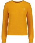 Truien - Gele trui met opschrift