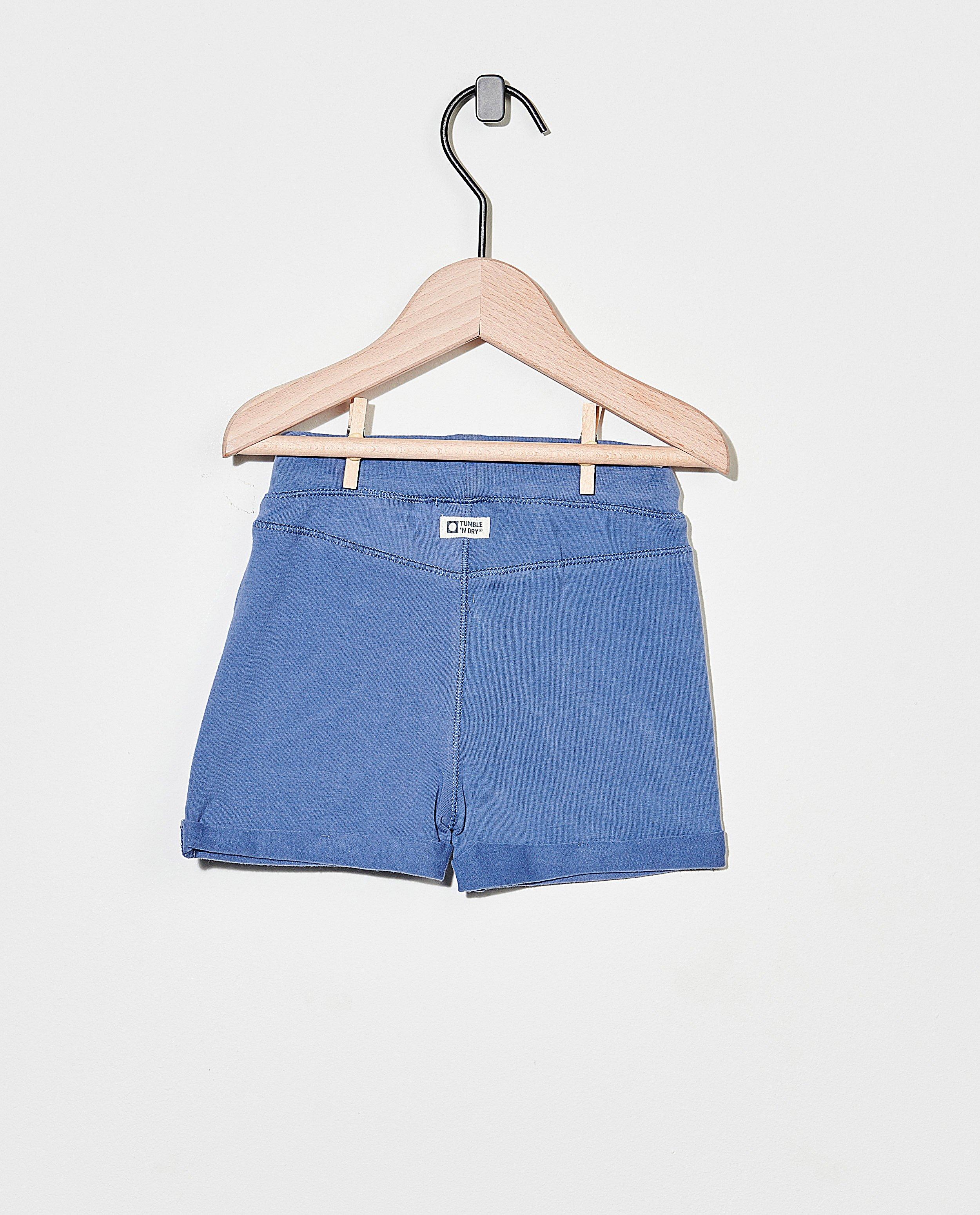Shorts - Short molletonné bleu Tumble ’n Dry