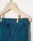 Shorts - Short bleu vert en sweat denim