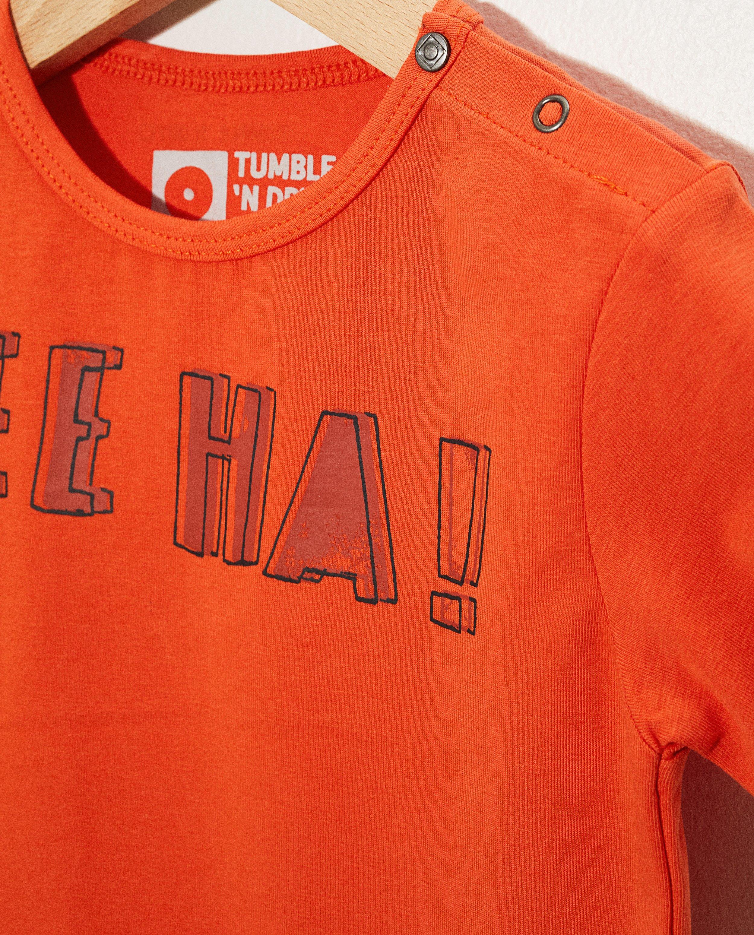 T-shirts - Oranje T-shirt Tumble 'n Dry