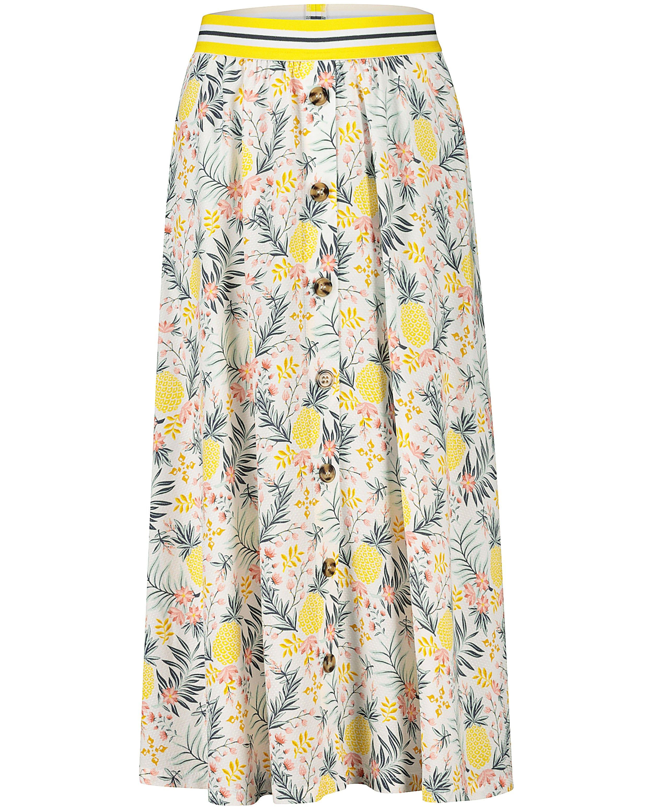 Jupe blanche maxi, imprim&eacute; - D&eacute;tails du produit - multicolore - image num&eacute;ro 5