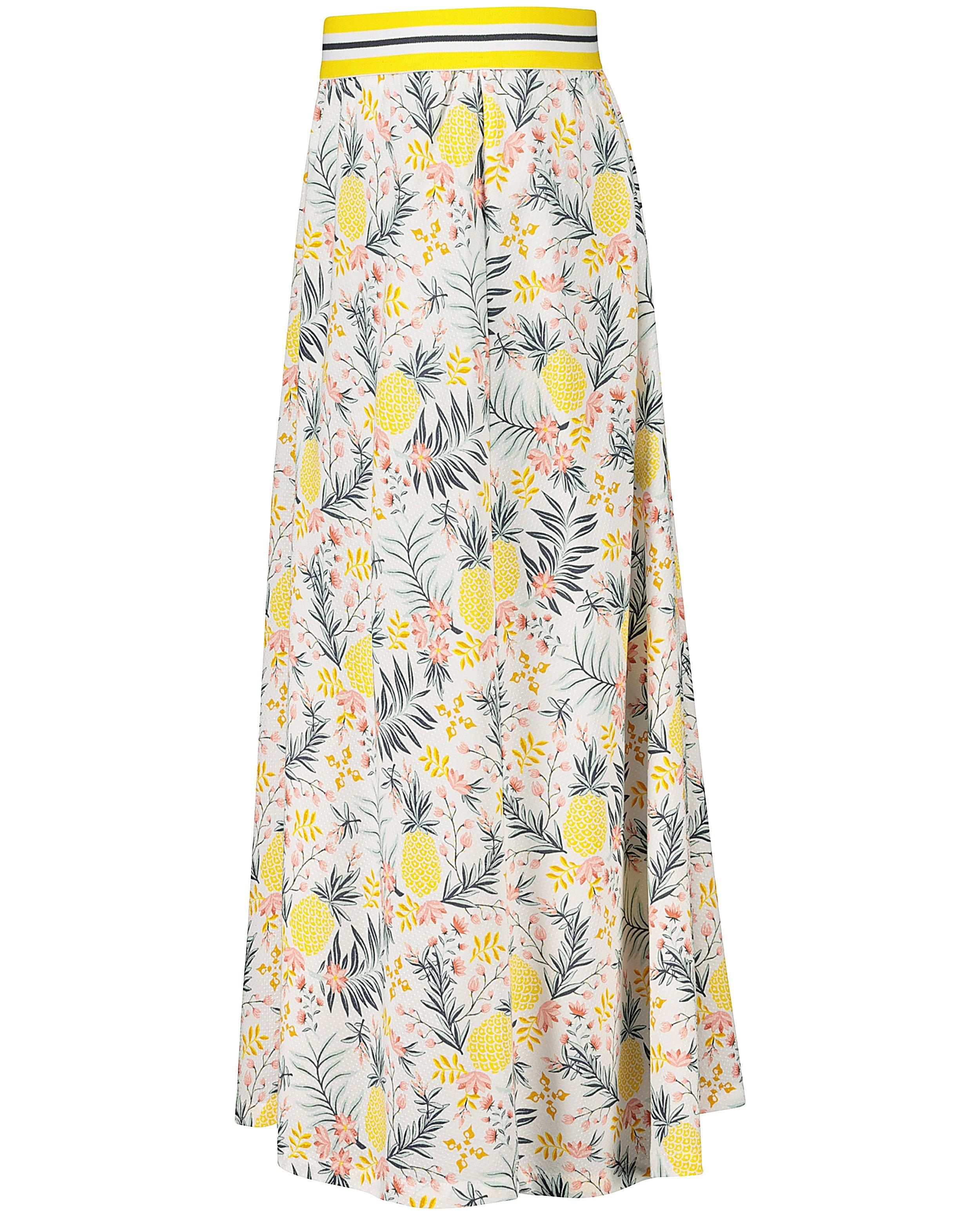 Jupe blanche maxi, imprim&eacute; - D&eacute;tails du produit - multicolore - image num&eacute;ro 7