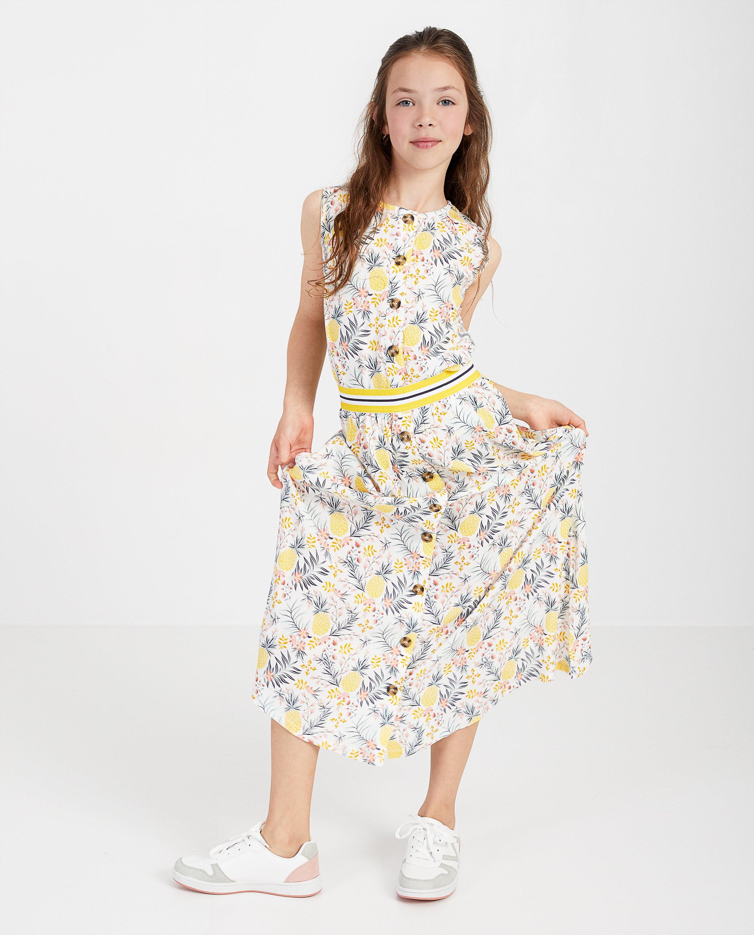 Top blanc avec un imprimé - en viscose - Fish & Chips