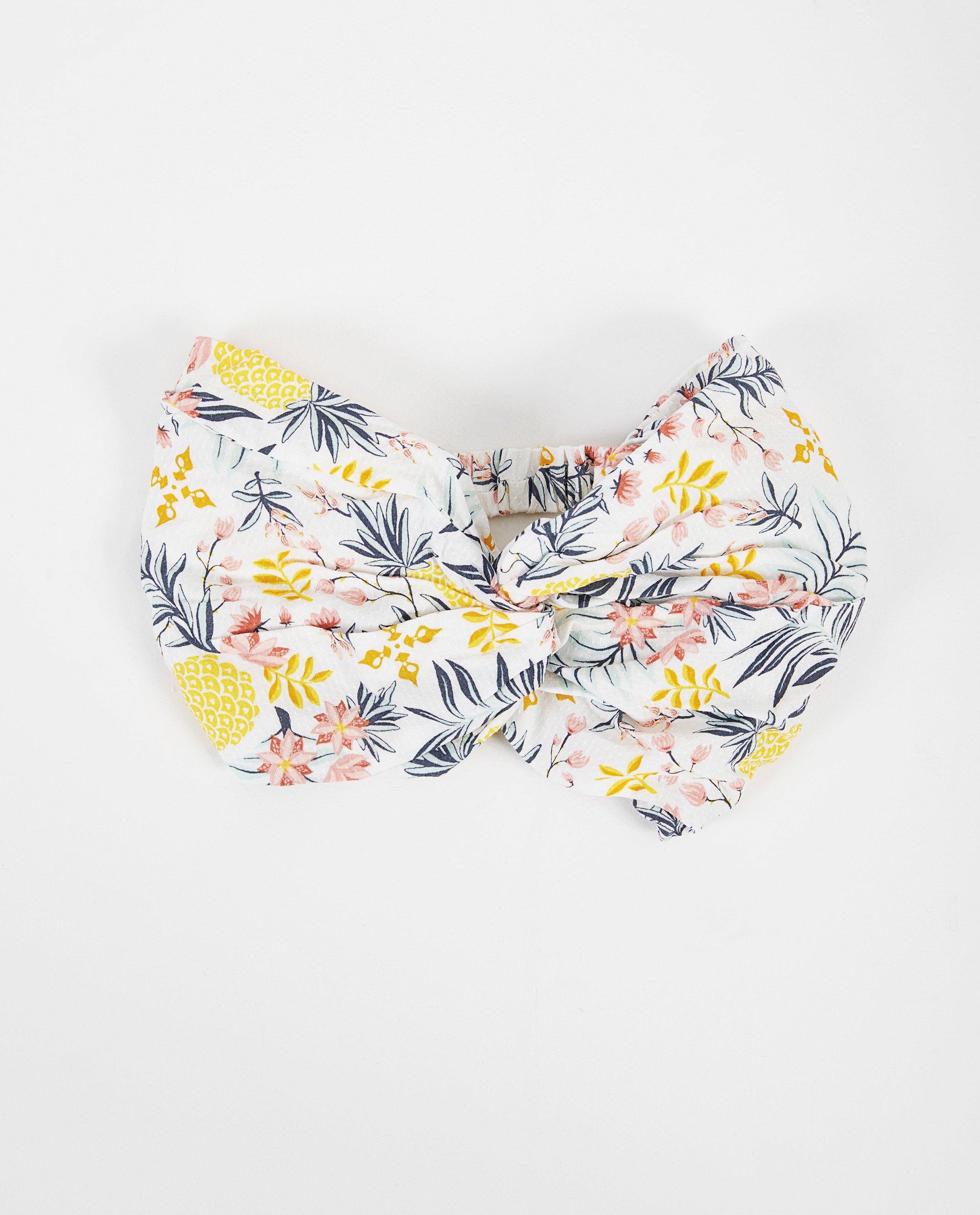 Bandeau blanc à imprimé - en viscose - JBC