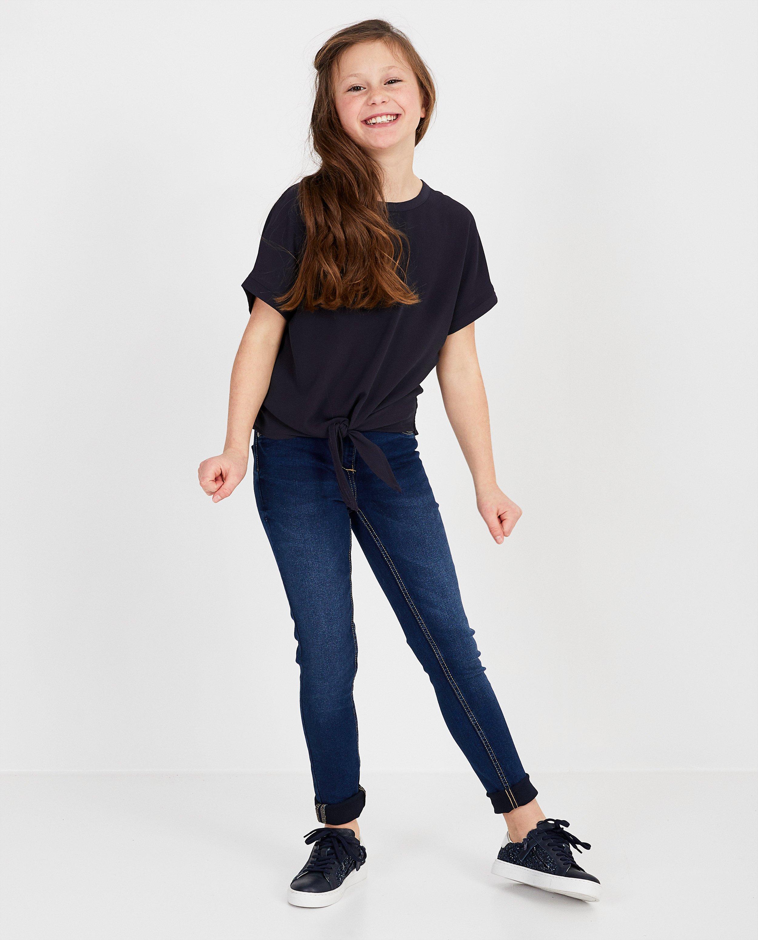 Skinny bleu MARIE, 7-14 ans - dry denim - Fish & Chips