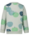 Sweats - Lichtgroene sweater met print