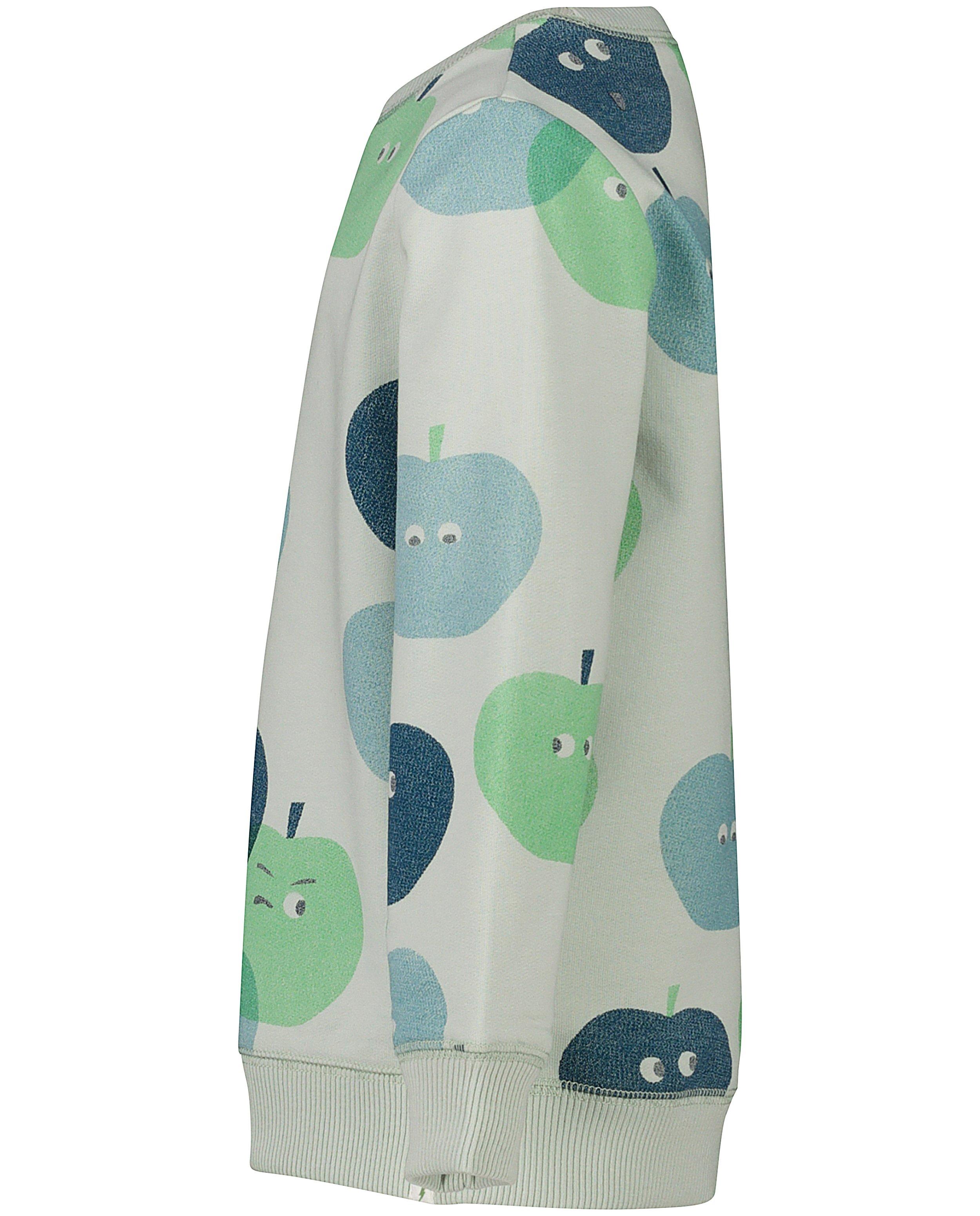 Sweats - Lichtgroene sweater met print