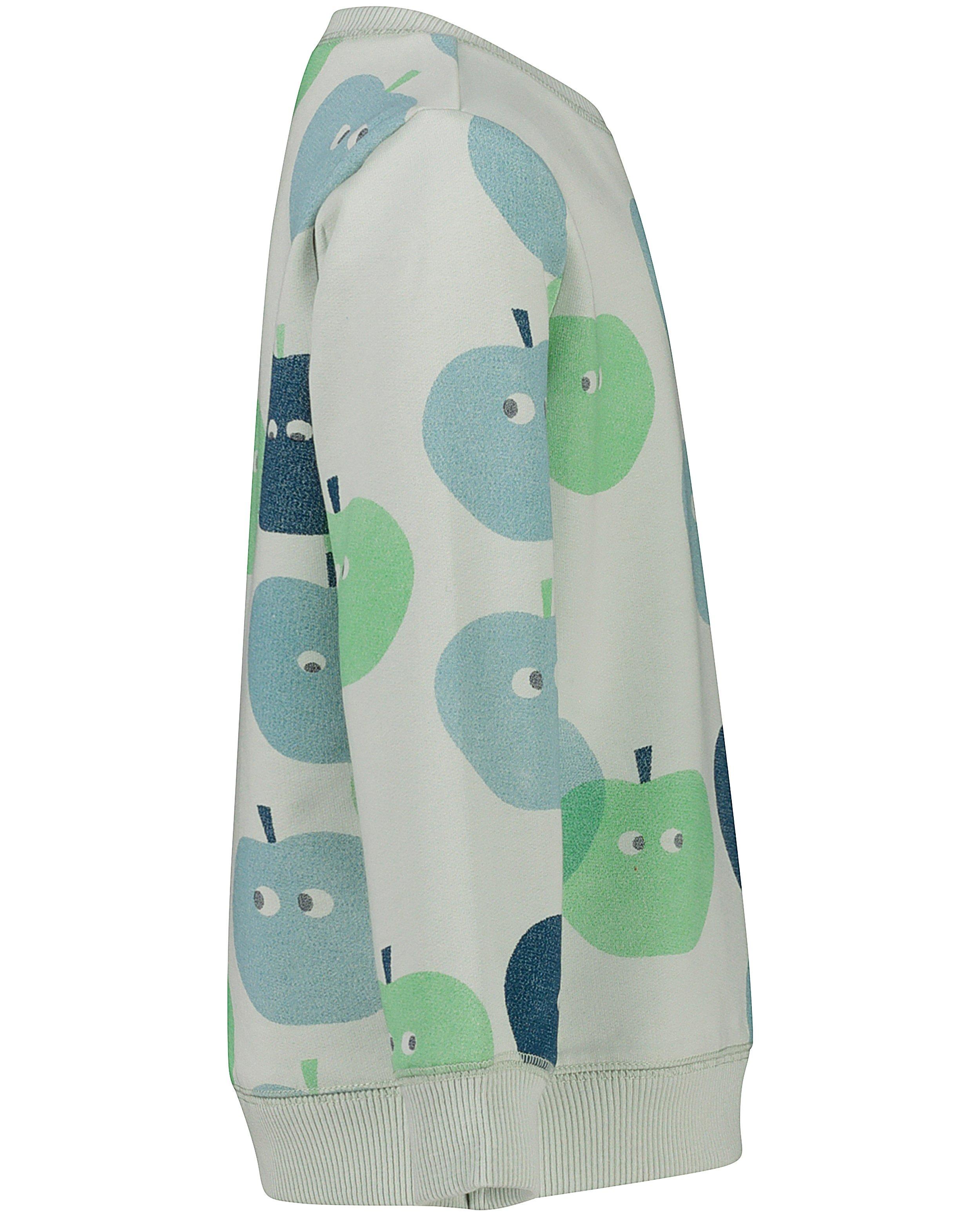 Sweats - Lichtgroene sweater met print