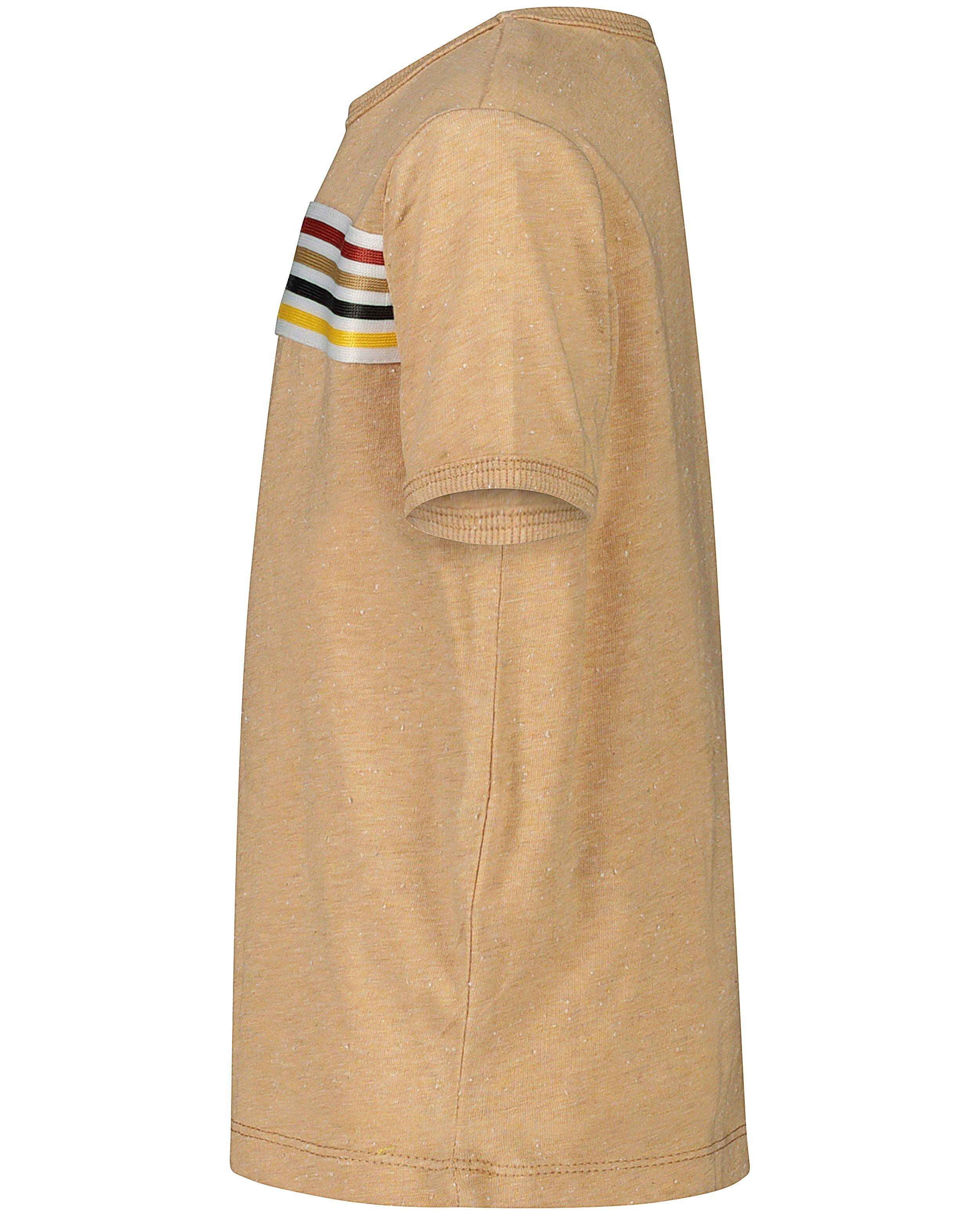 T-shirts - Beige T-shirt met strepen Samson