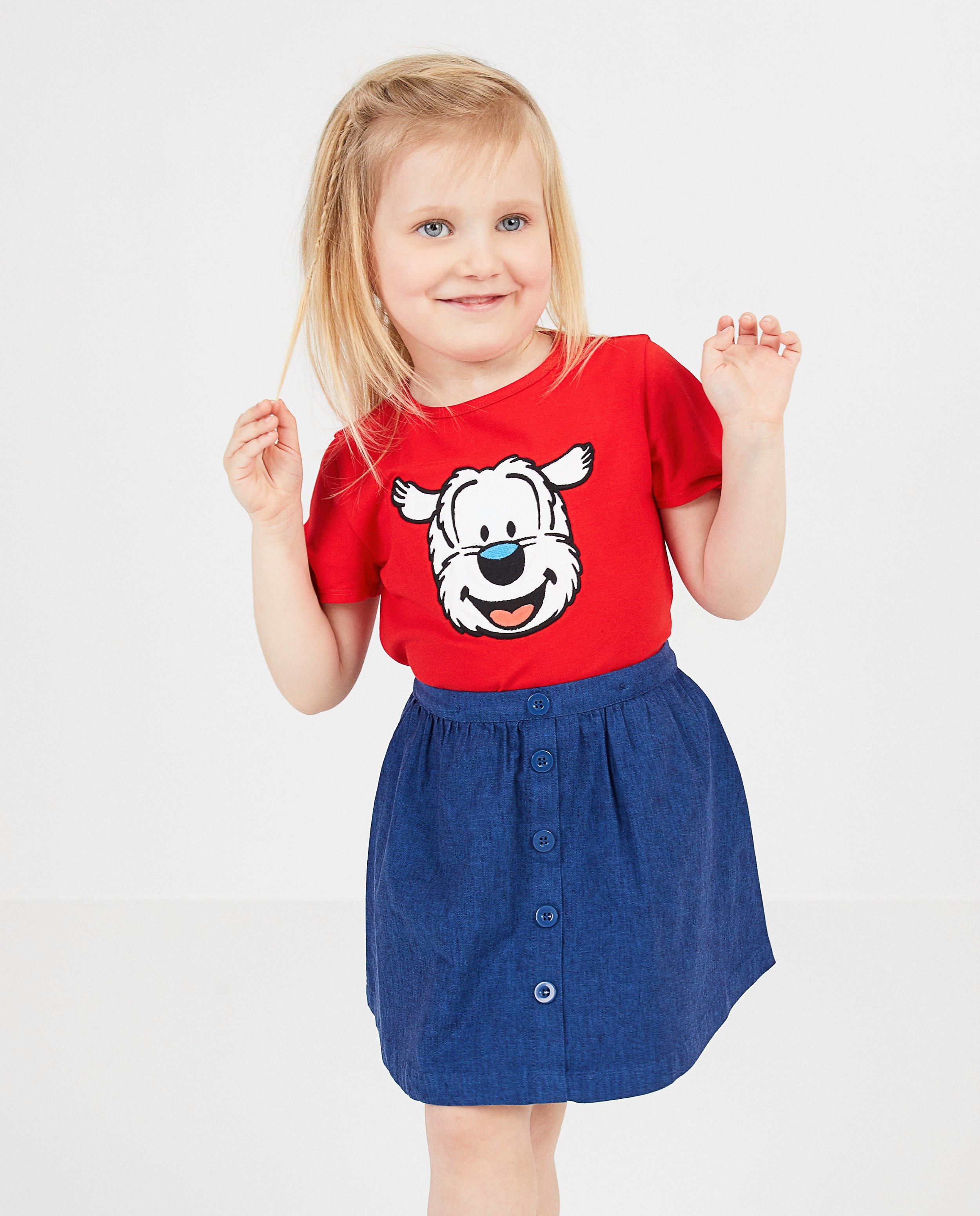 T-shirts - Rood T-shirt met print Samson