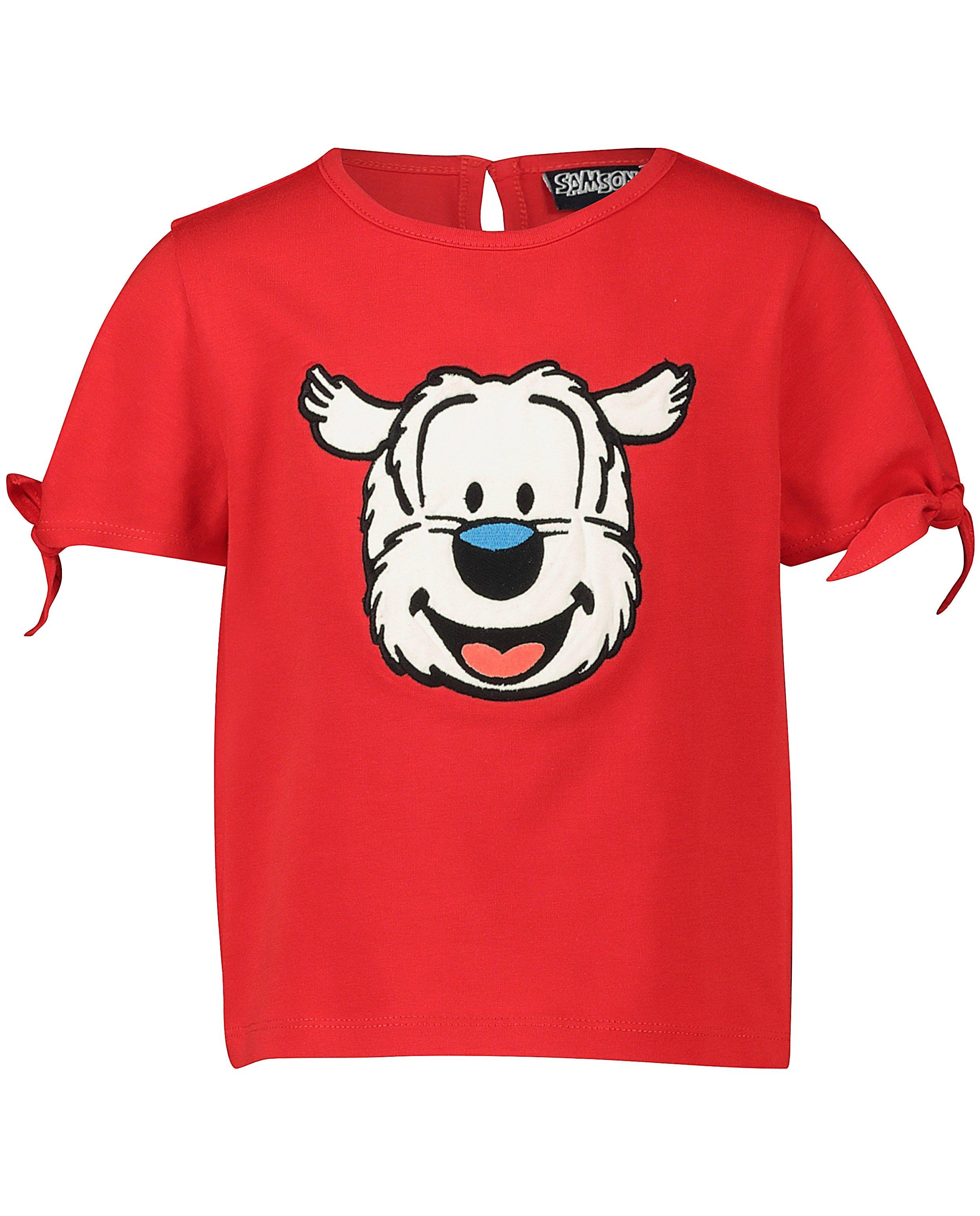 T-shirts - Rood T-shirt met print Samson