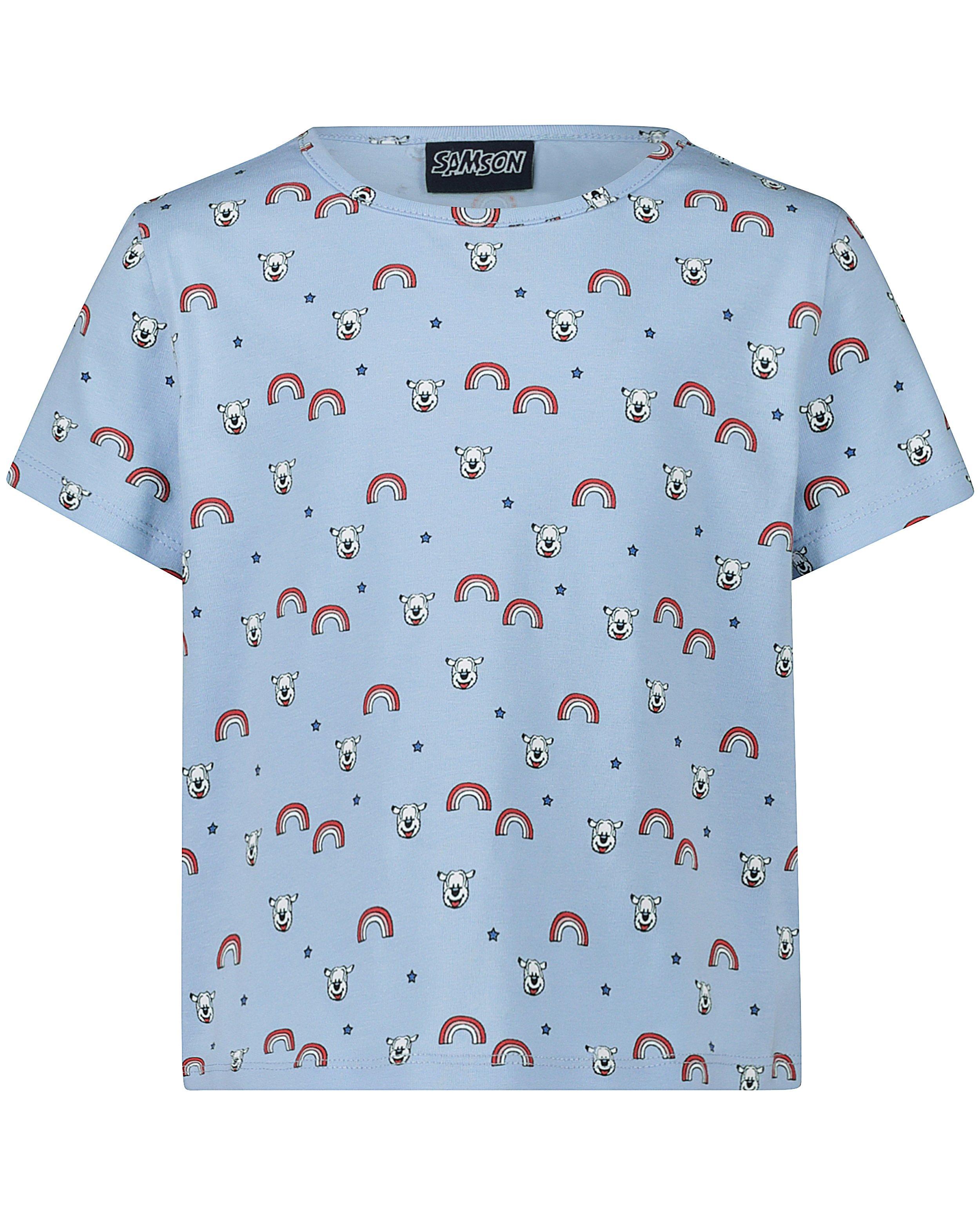 T-shirts - T-shirt bleu, imprimé Samson