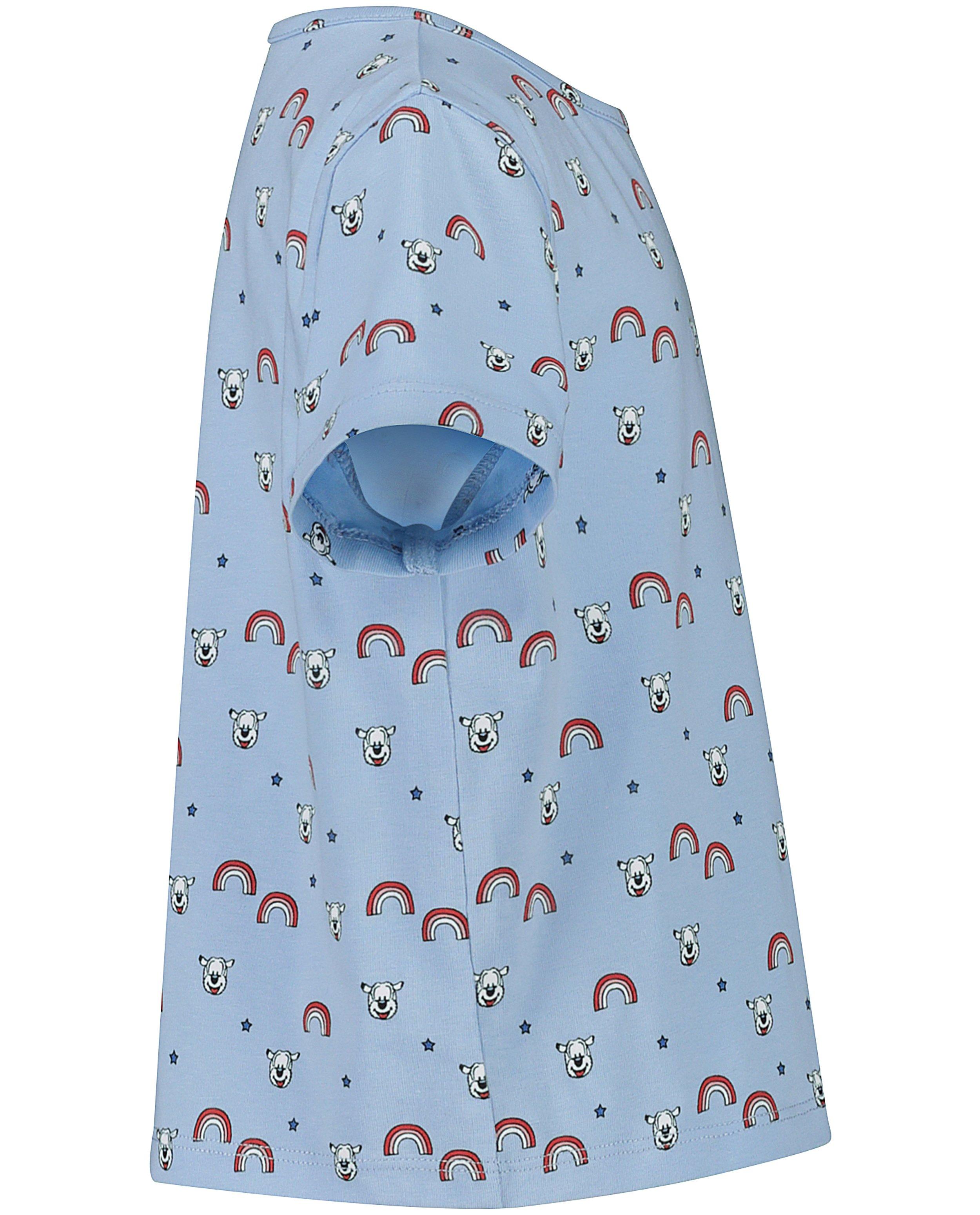 T-shirts - T-shirt bleu, imprimé Samson
