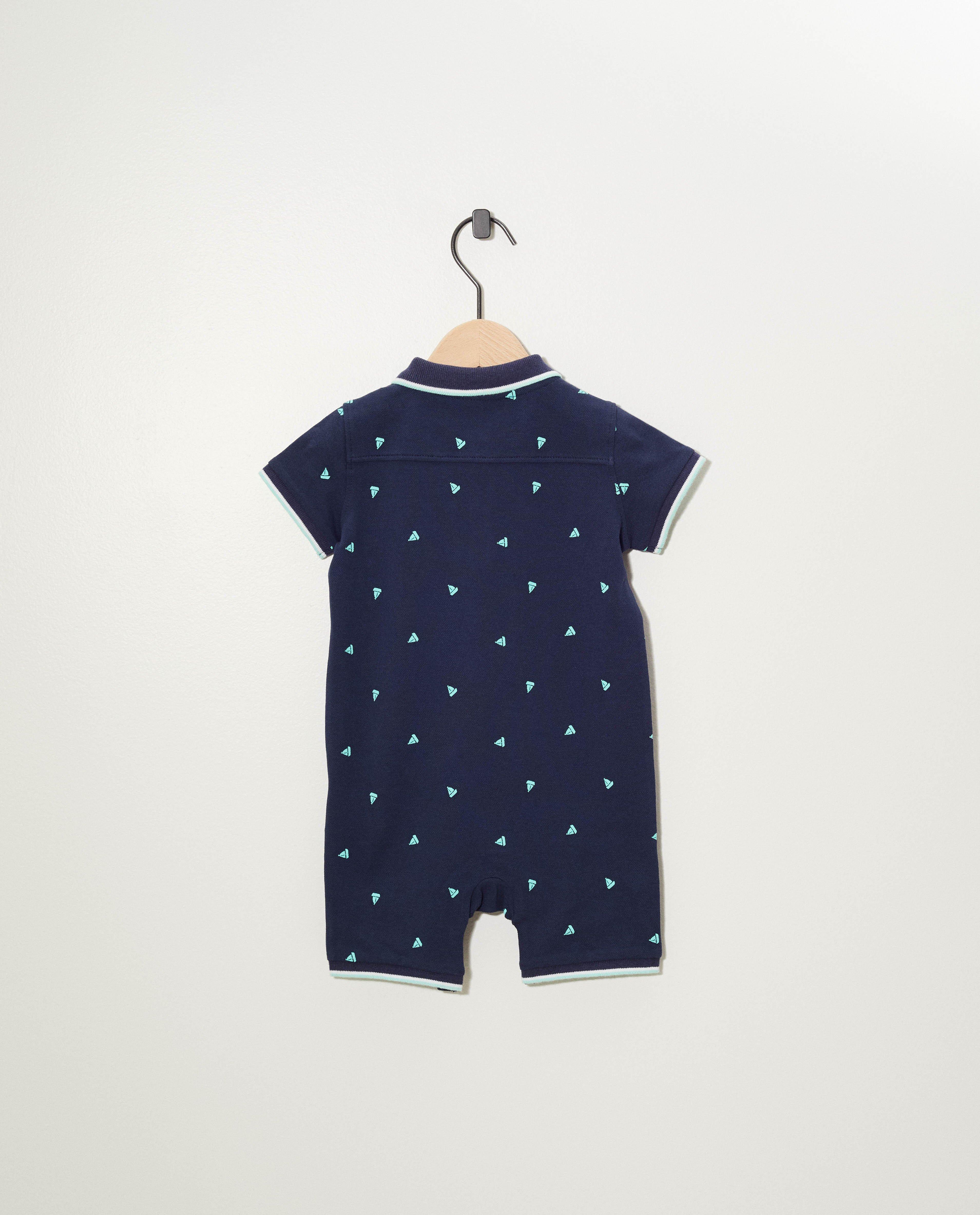 Blauwe romper van biokatoen Bumba - Product Detail - meerkleurig - afbeelding nummer 2