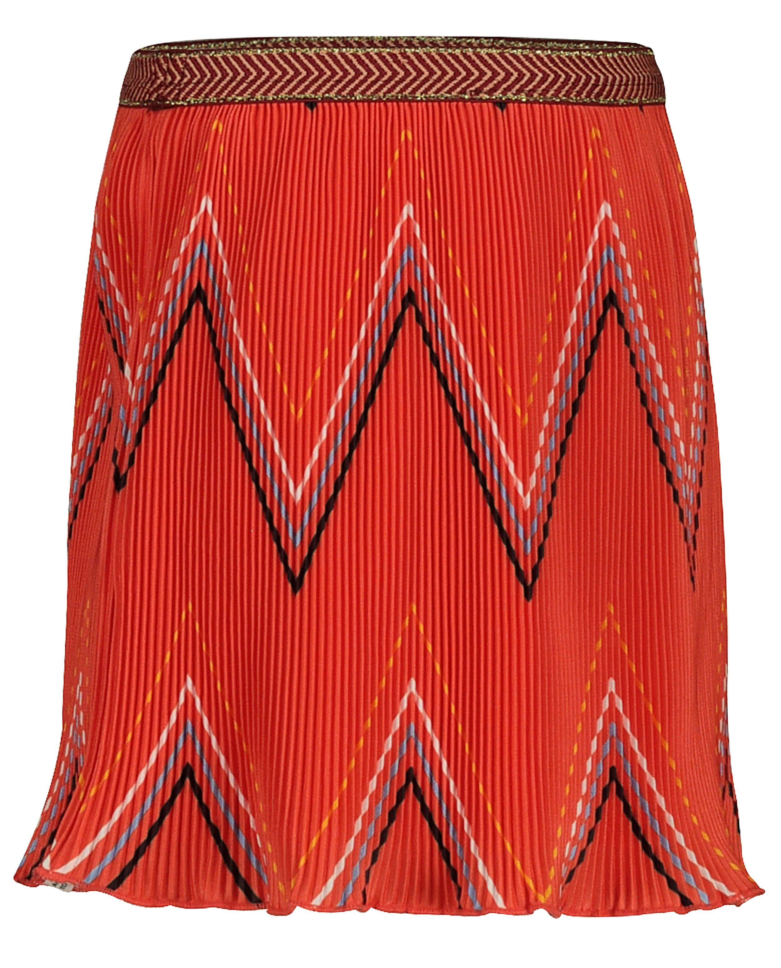 Oranje plissérok Tumble 'n Dry - met zigzagpatroon - Tumble 'n Dry