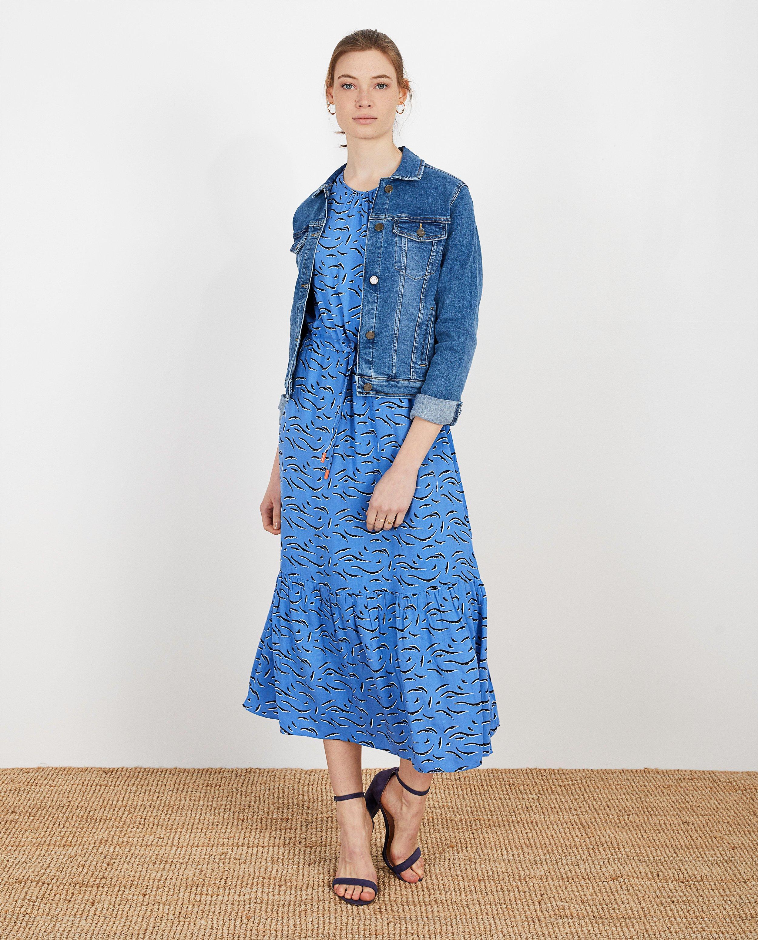 Blauwe jeansjas, I AM - met wassing - I AM
