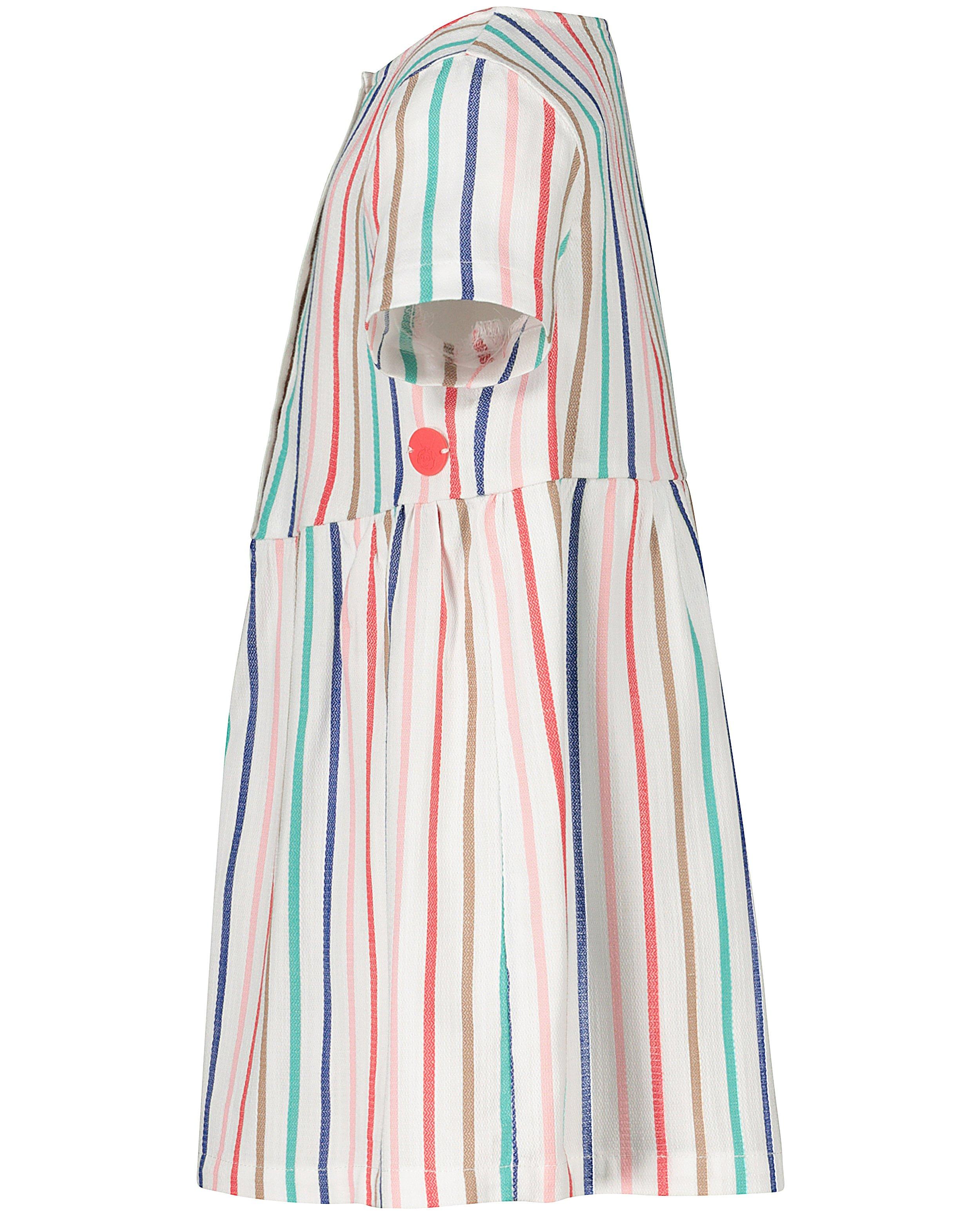 Robes - Robe blanche, rayures Sora