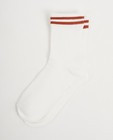 Chaussettes kaki, rayures - relief côtelé - JBC