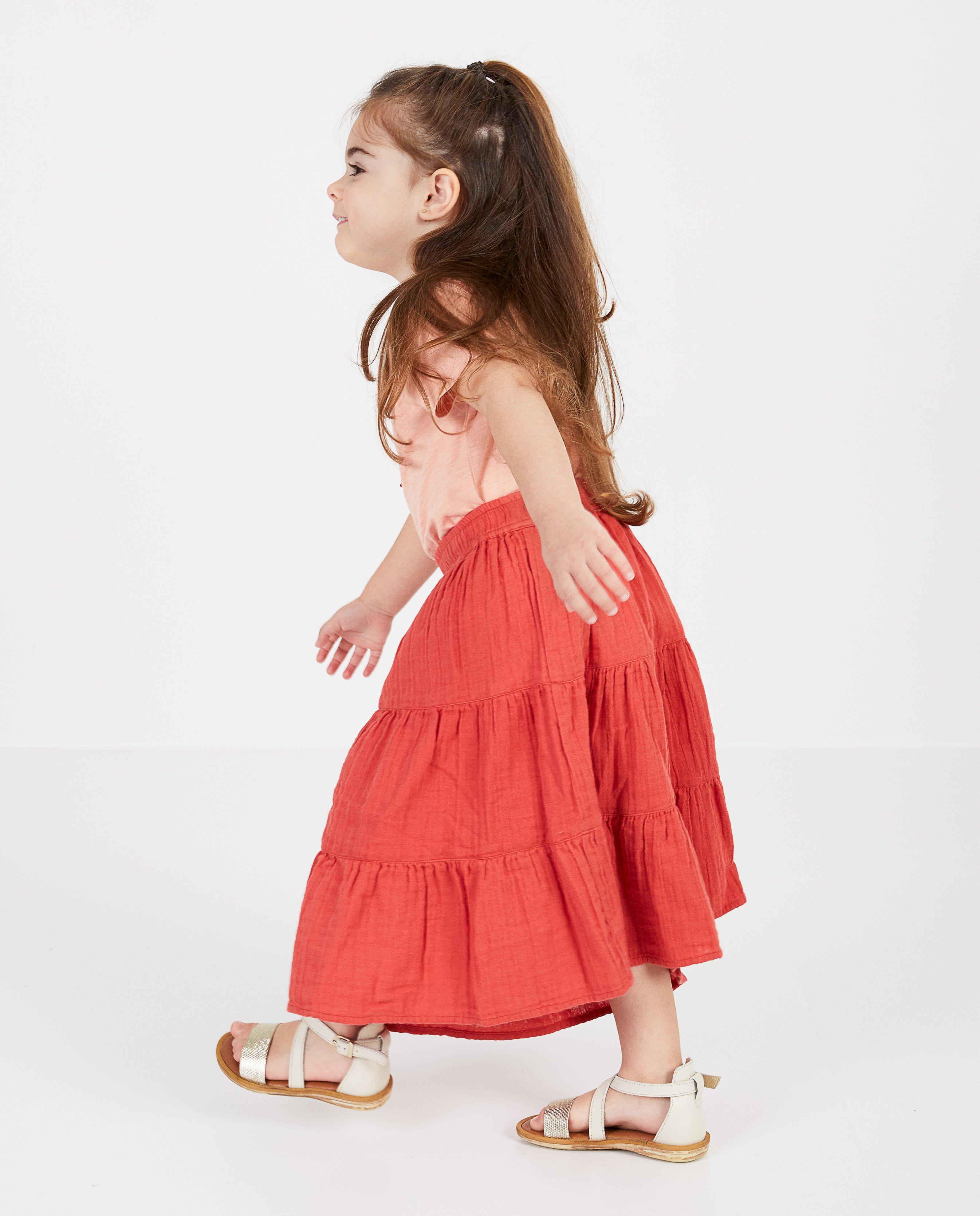 Rokken - Rode maxi-rok