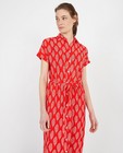 Rode jurk met print Sora - special price - Sora